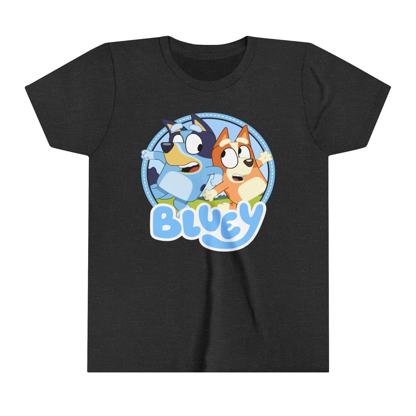 Bluey logo youth Sleeve Tshirt