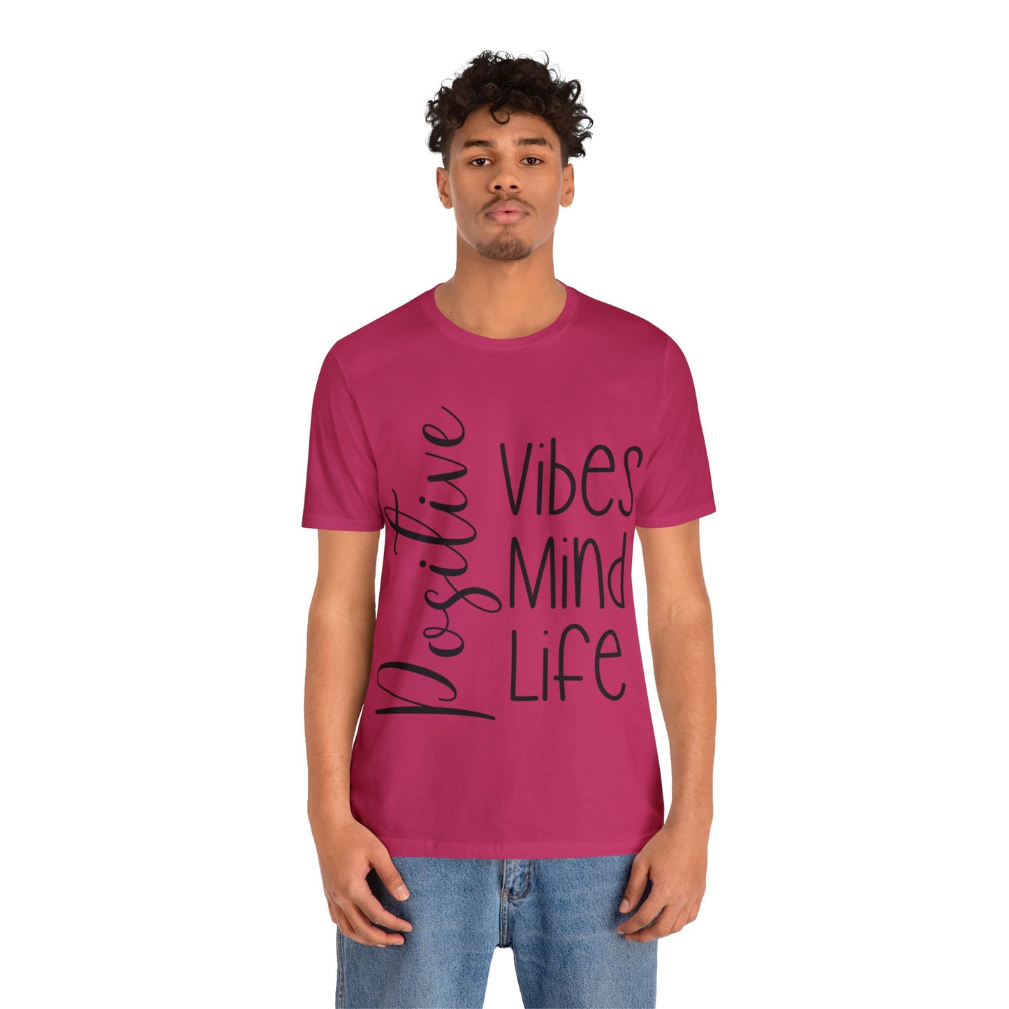 Positive vibes mind life short sleeve Tshirt