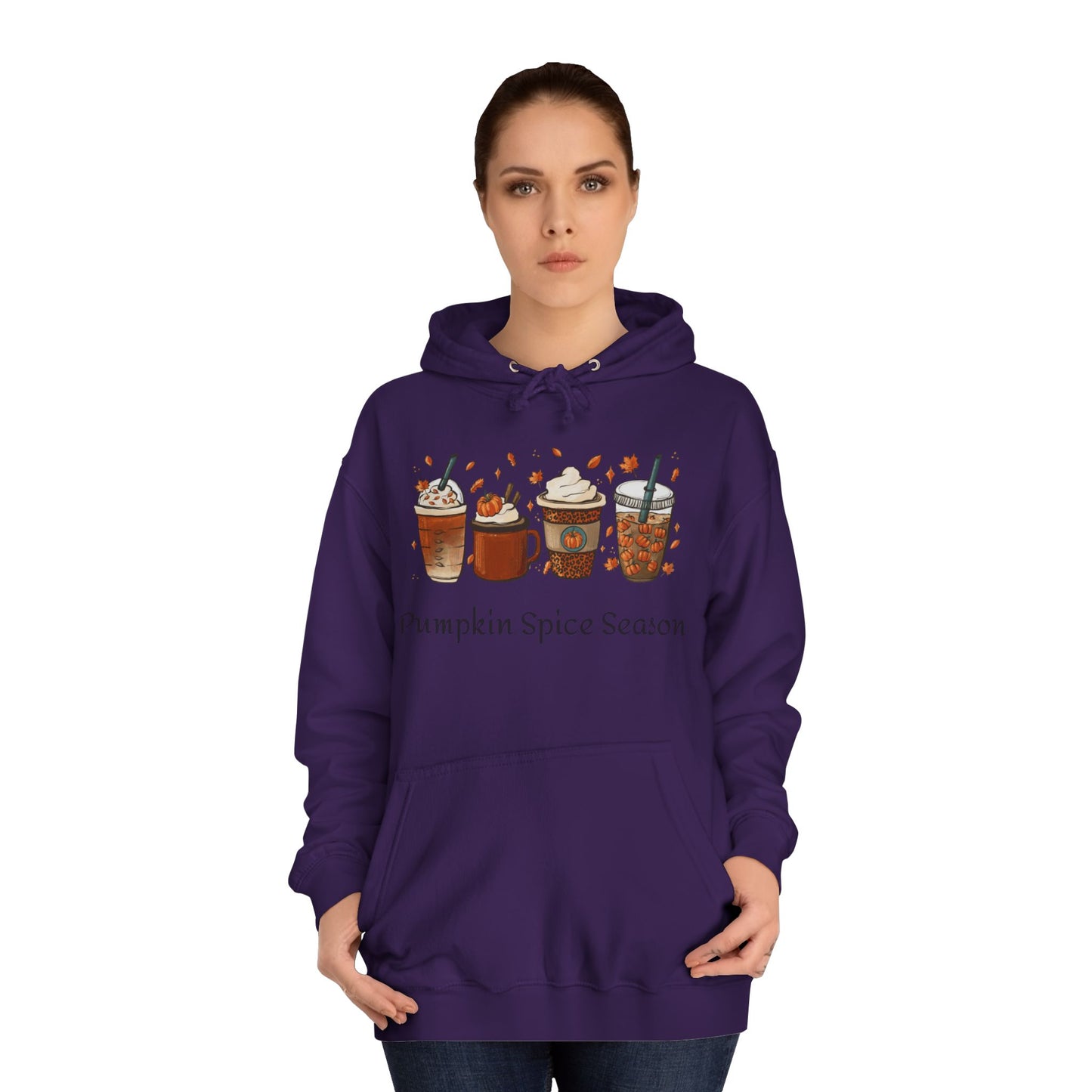 Pumpkin Spice Season College Hoodie