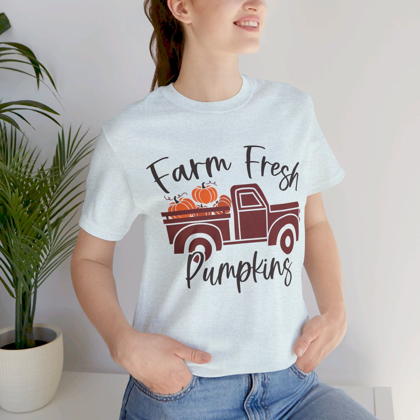 Farm Fresh Pumpkins Jersey Short Sleeve Tee
