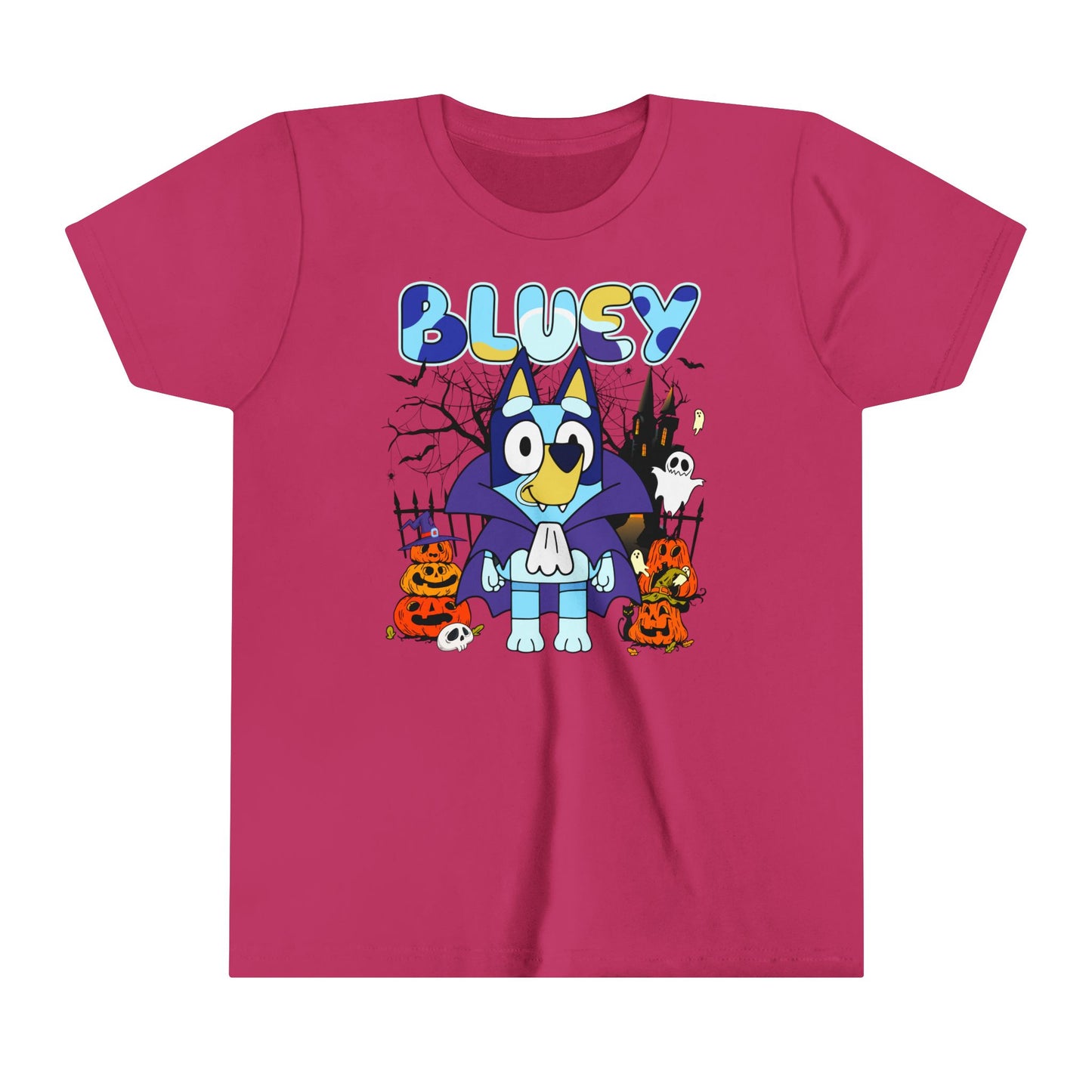 Blue vampire Youth Short Sleeve Tee