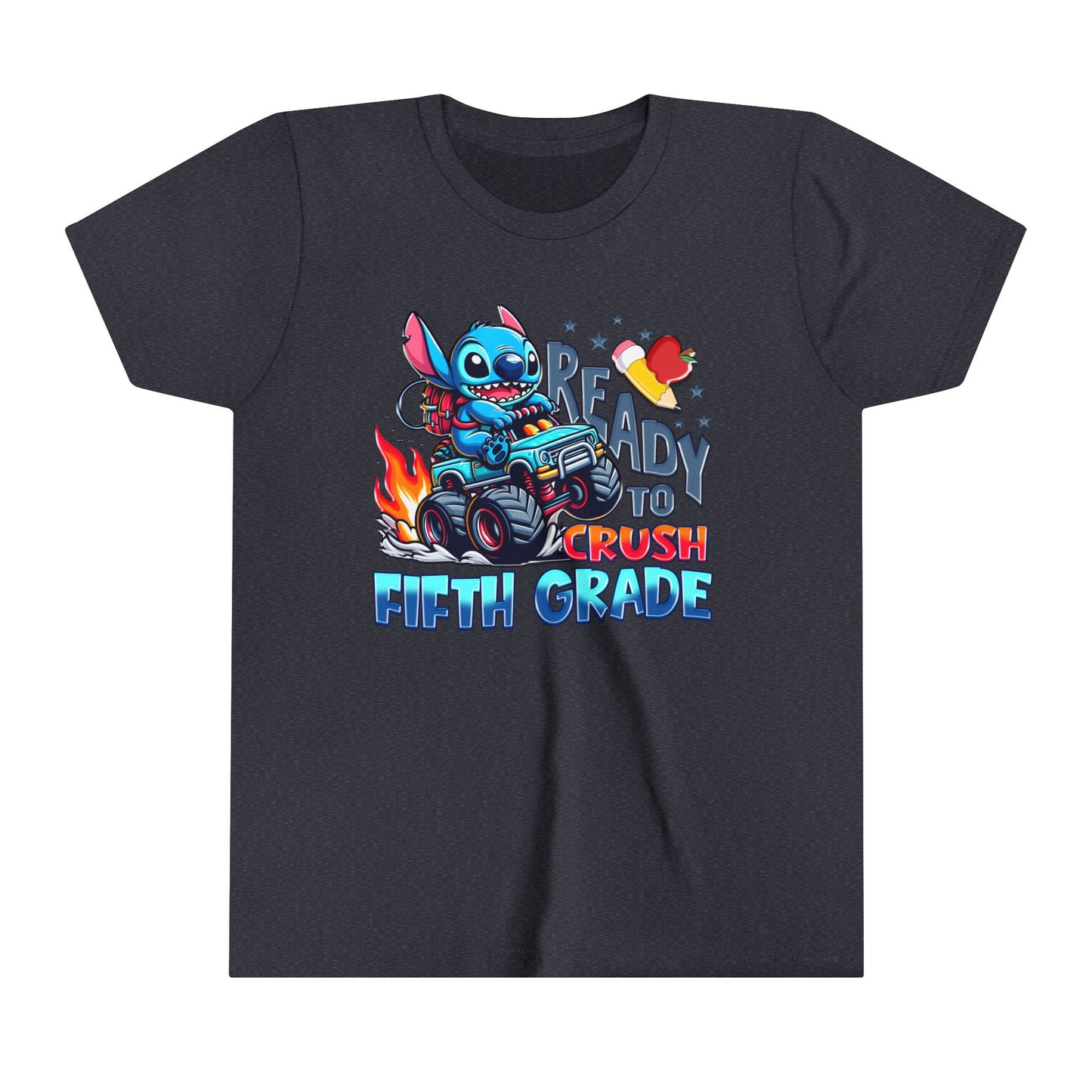Ready to Crush Fifth Grade Youth Short Sleeve Tee