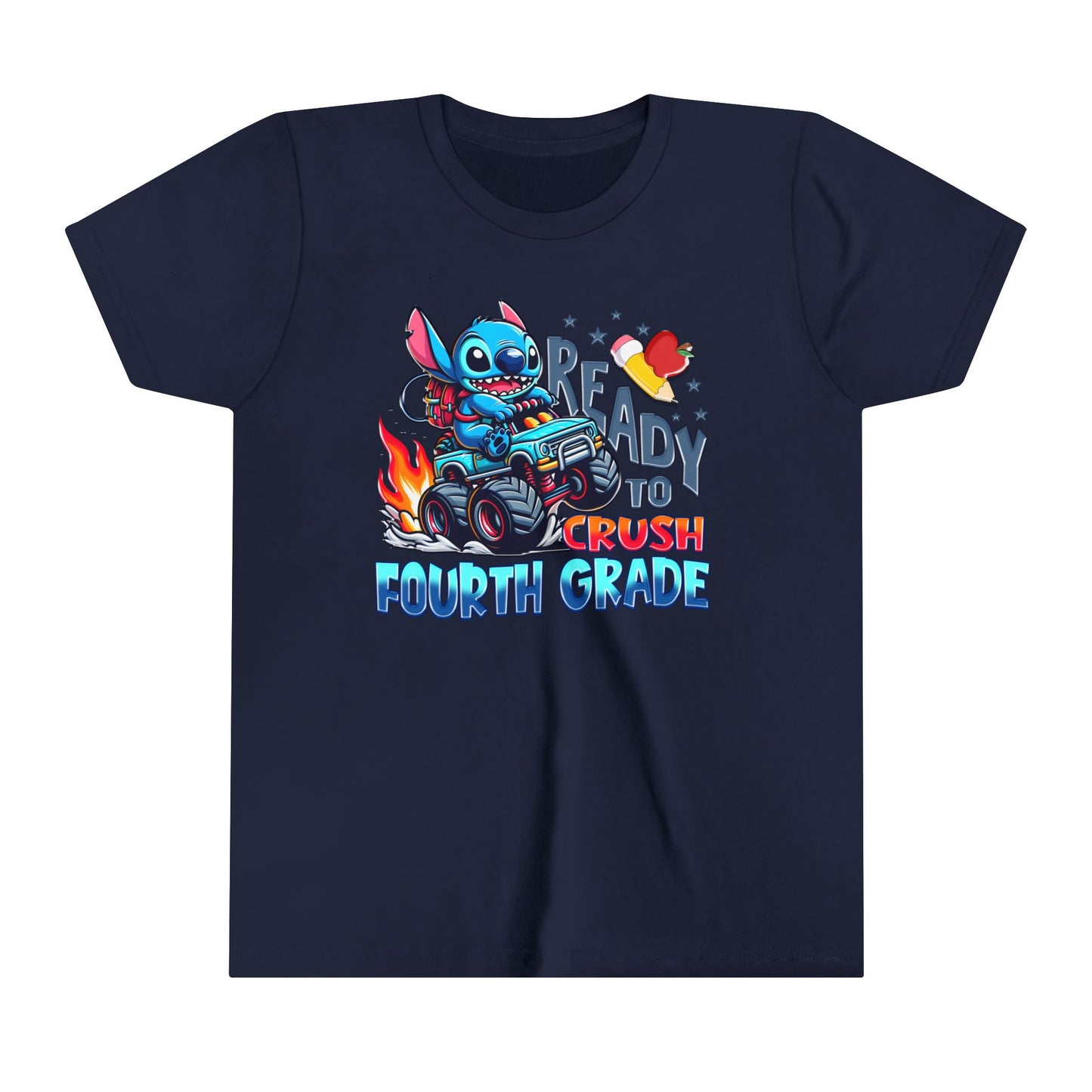Ready to Crush Fourth Grade Youth Short Sleeve Tee