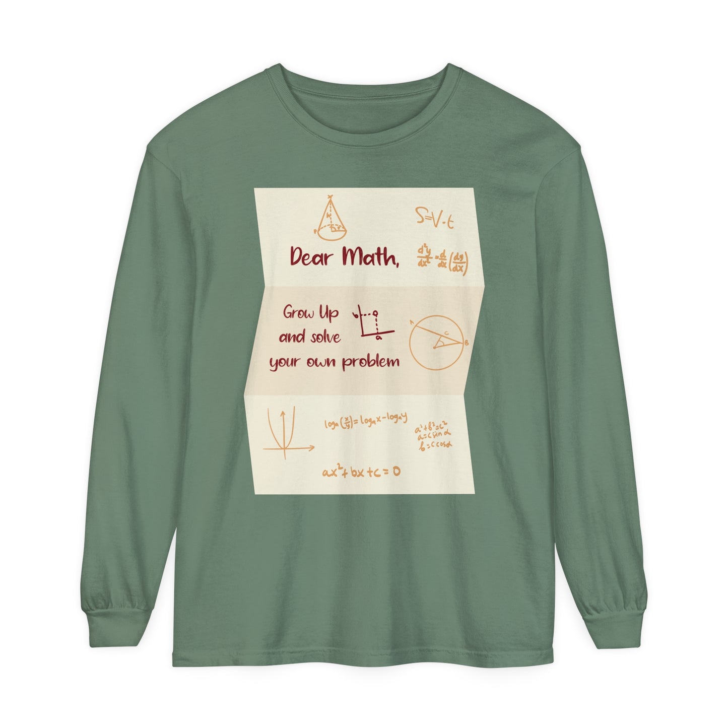 Dear Math Long Sleeve T-Shirt