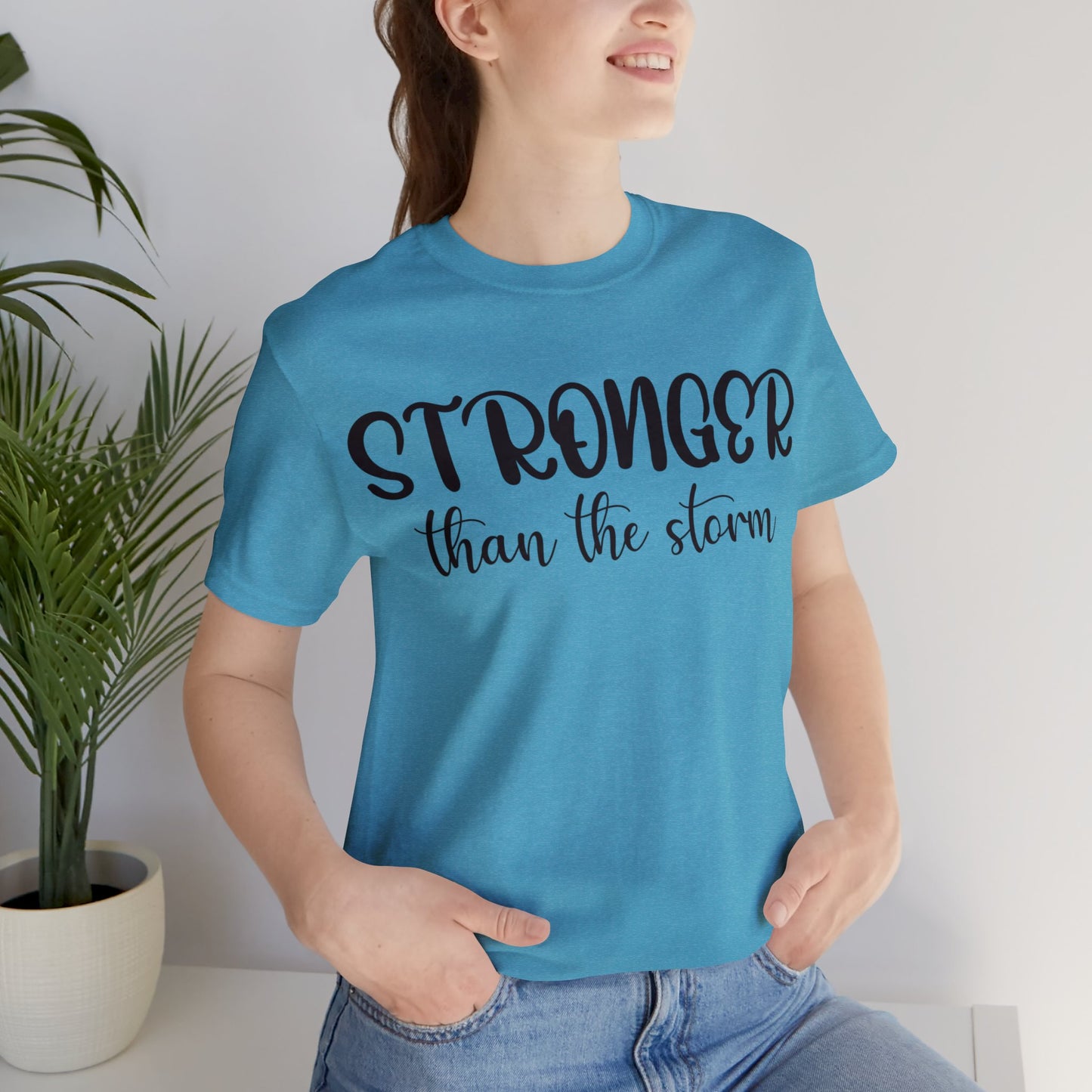 Stronger than the storm Short sleeve Tshirt