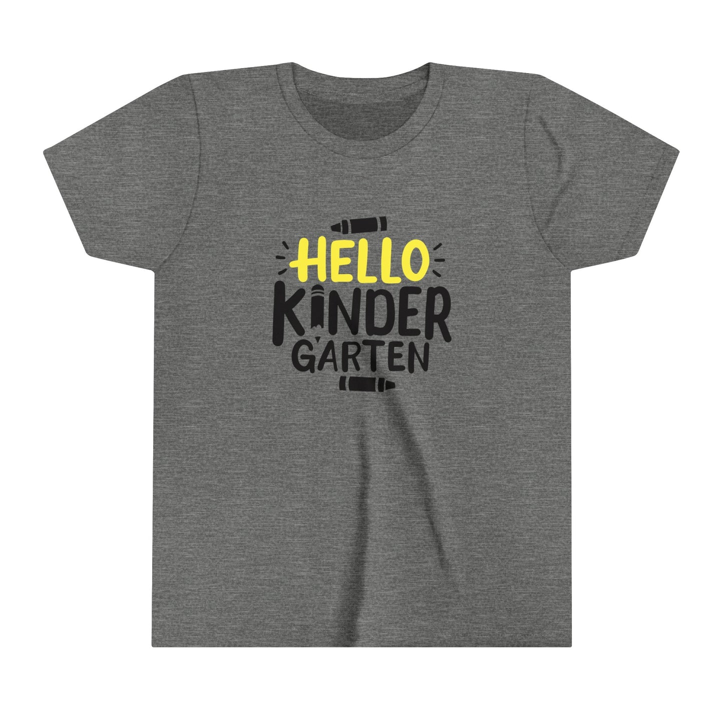 Hello Kindergarten Youth Short Sleeve Tee