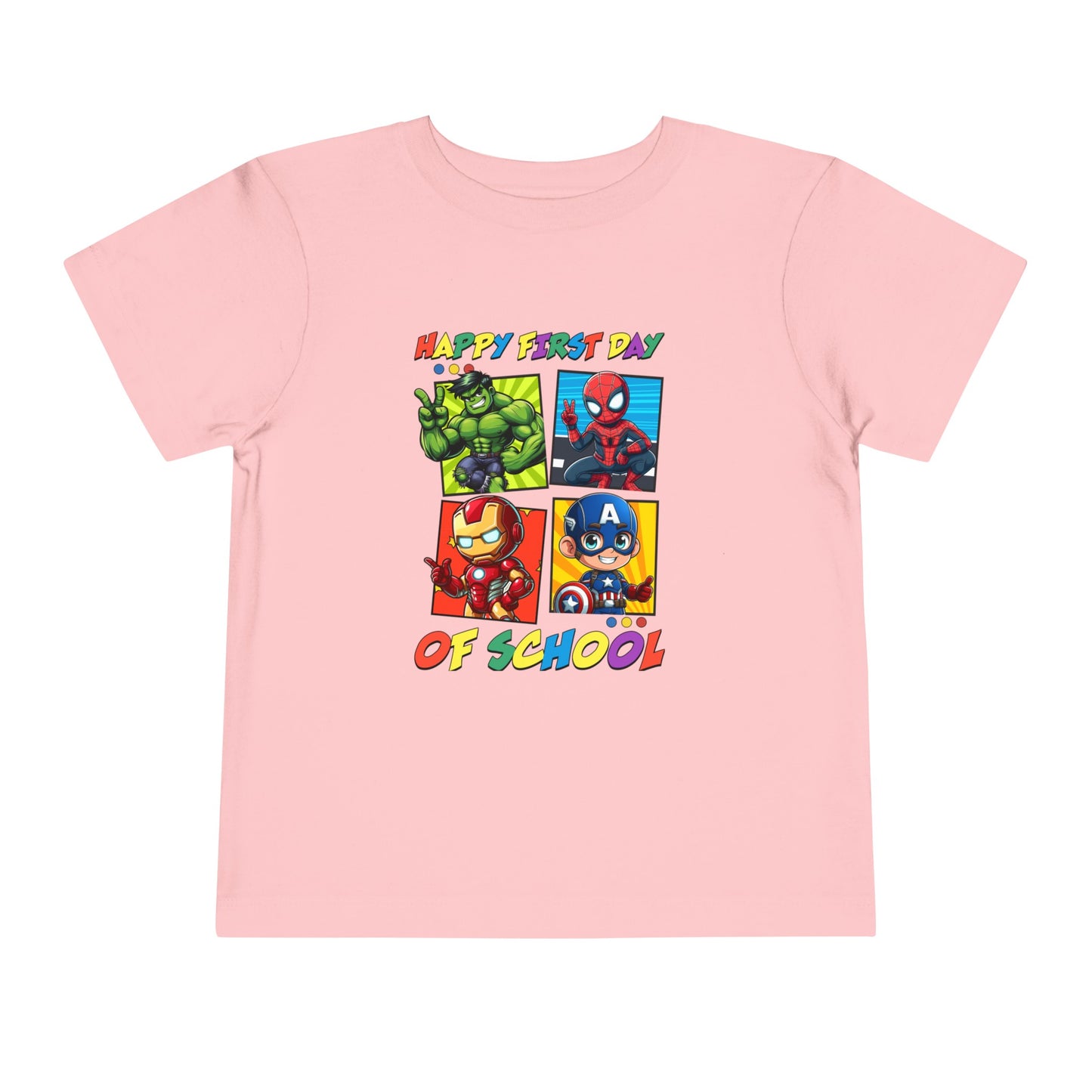 Happy First Day of School Toddler Short Sleeve Tee