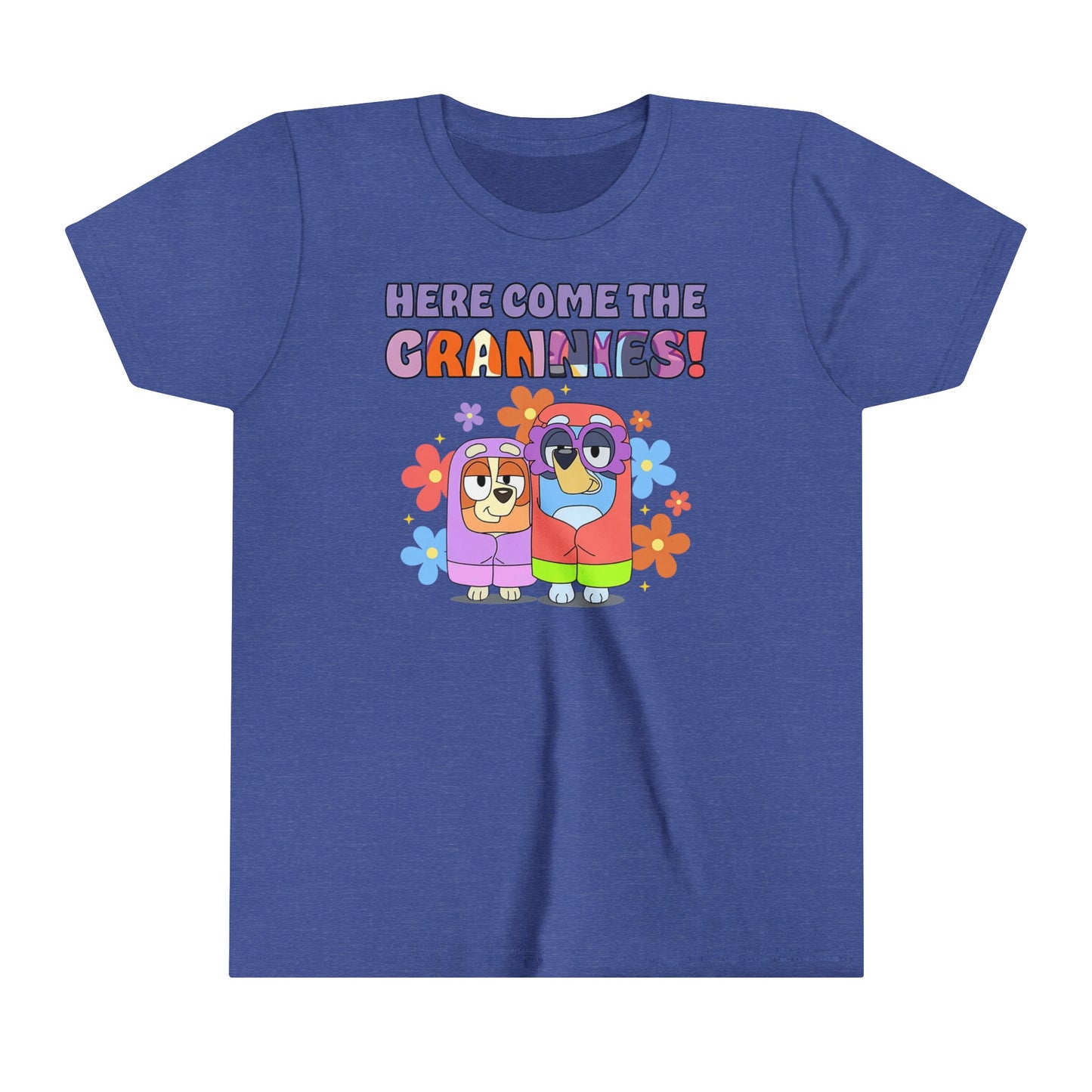 Here Come the Grannies Youth Short Sleeve Tshirt