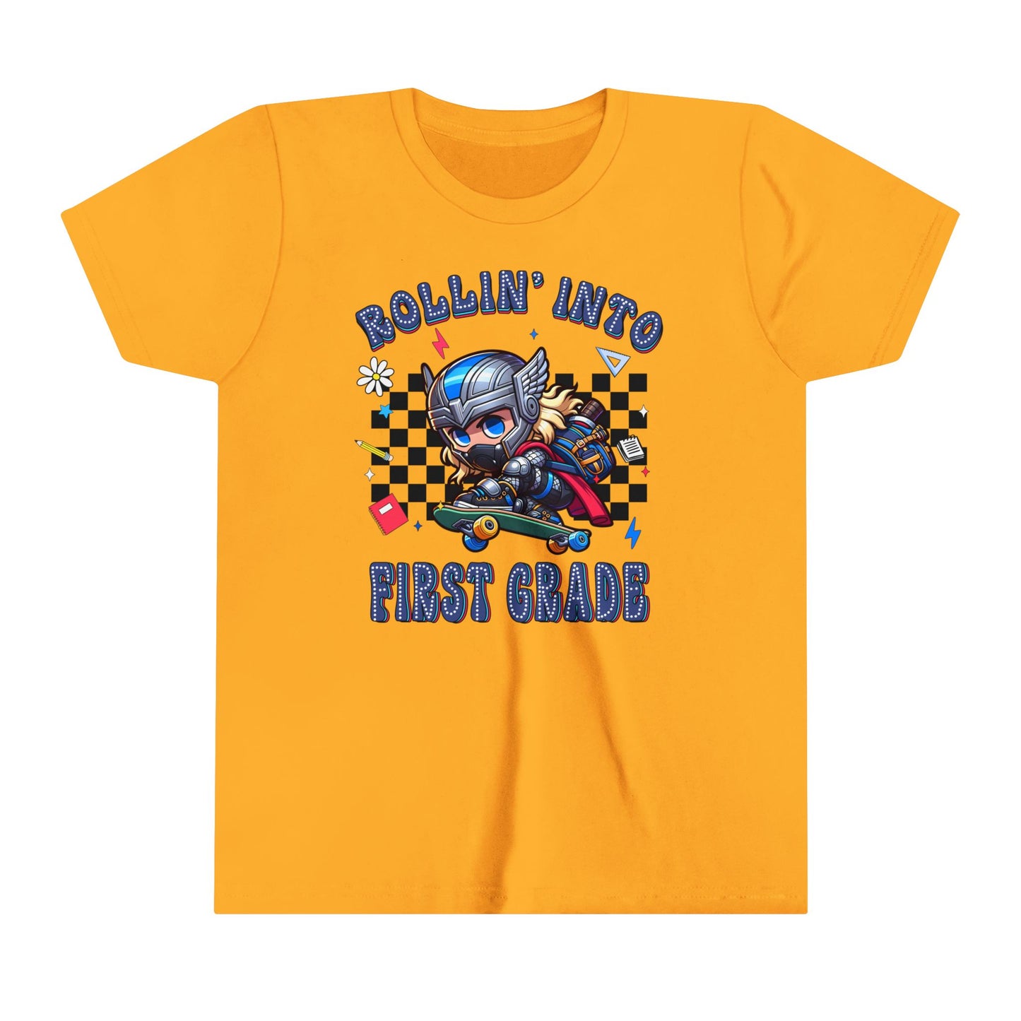THOR - Rollin' Into 1st Grade Youth Short Sleeve Tee