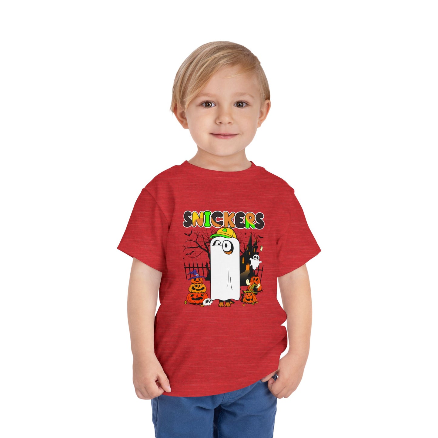 Snickers Ghost Toddler Short Sleeve Tee
