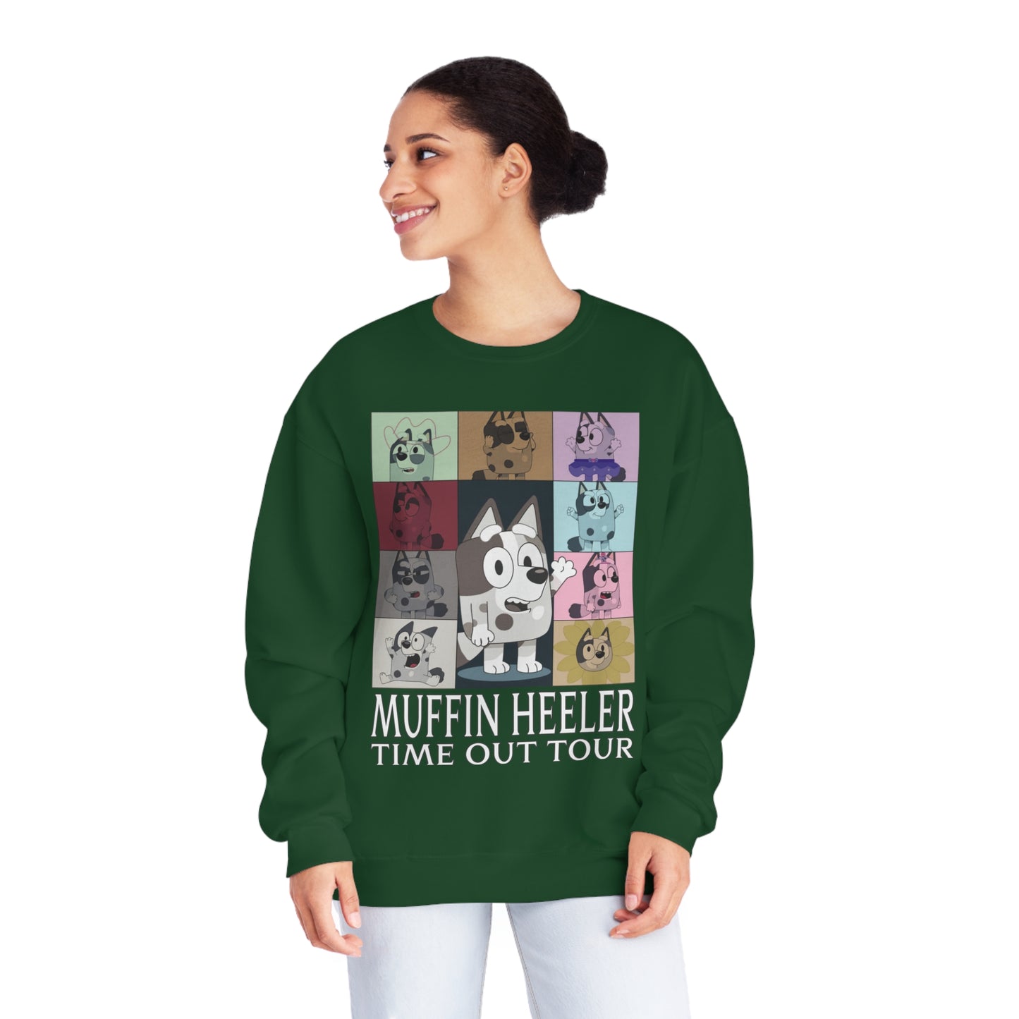 Muffin Heeler Time Out Tour sweatshirt