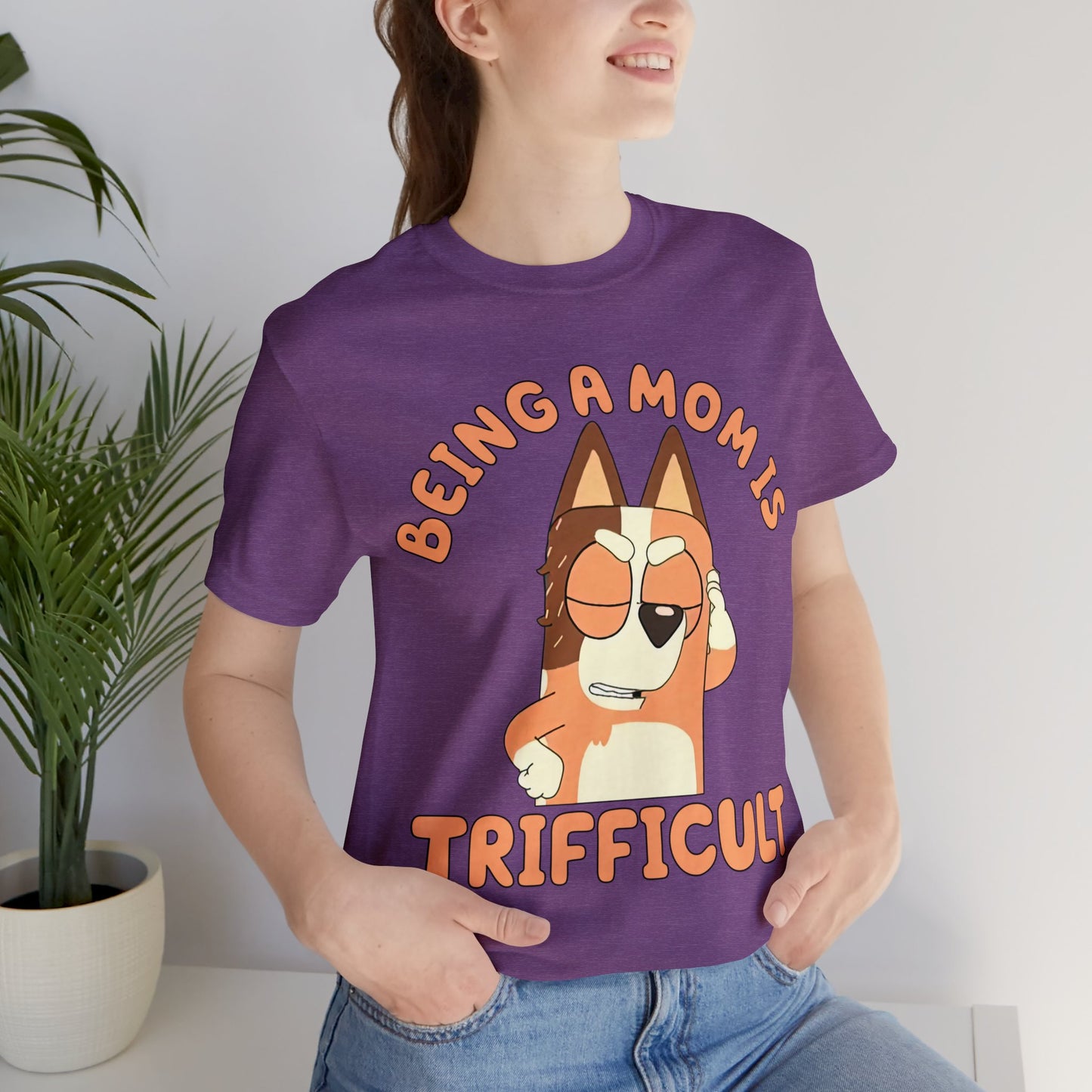 Being a Mom is Trifficult Short Sleeve Tshirt