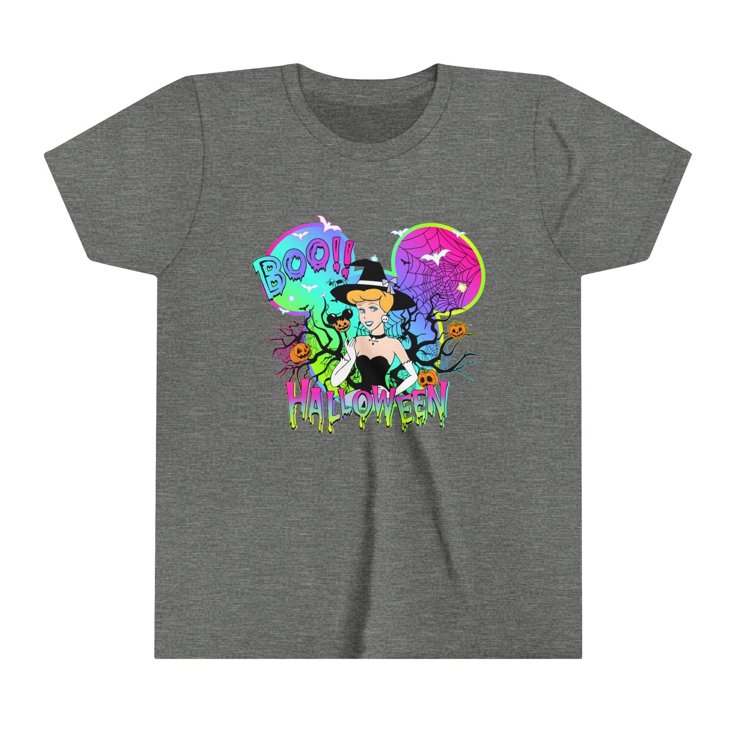 Cinderella Boo! Halloween Youth Short Sleeve Tee