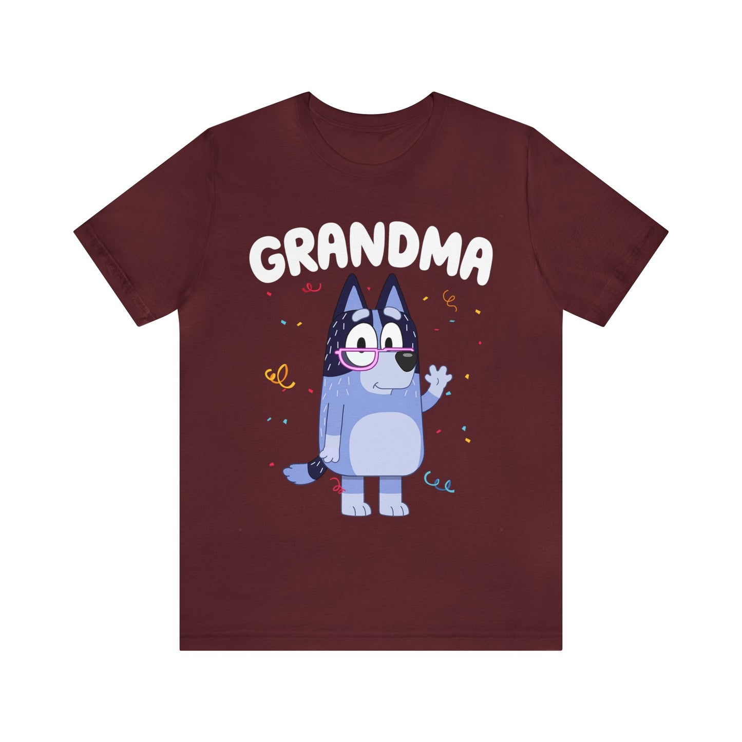 Grandma Bluey Birthday short sleeve Tshirt