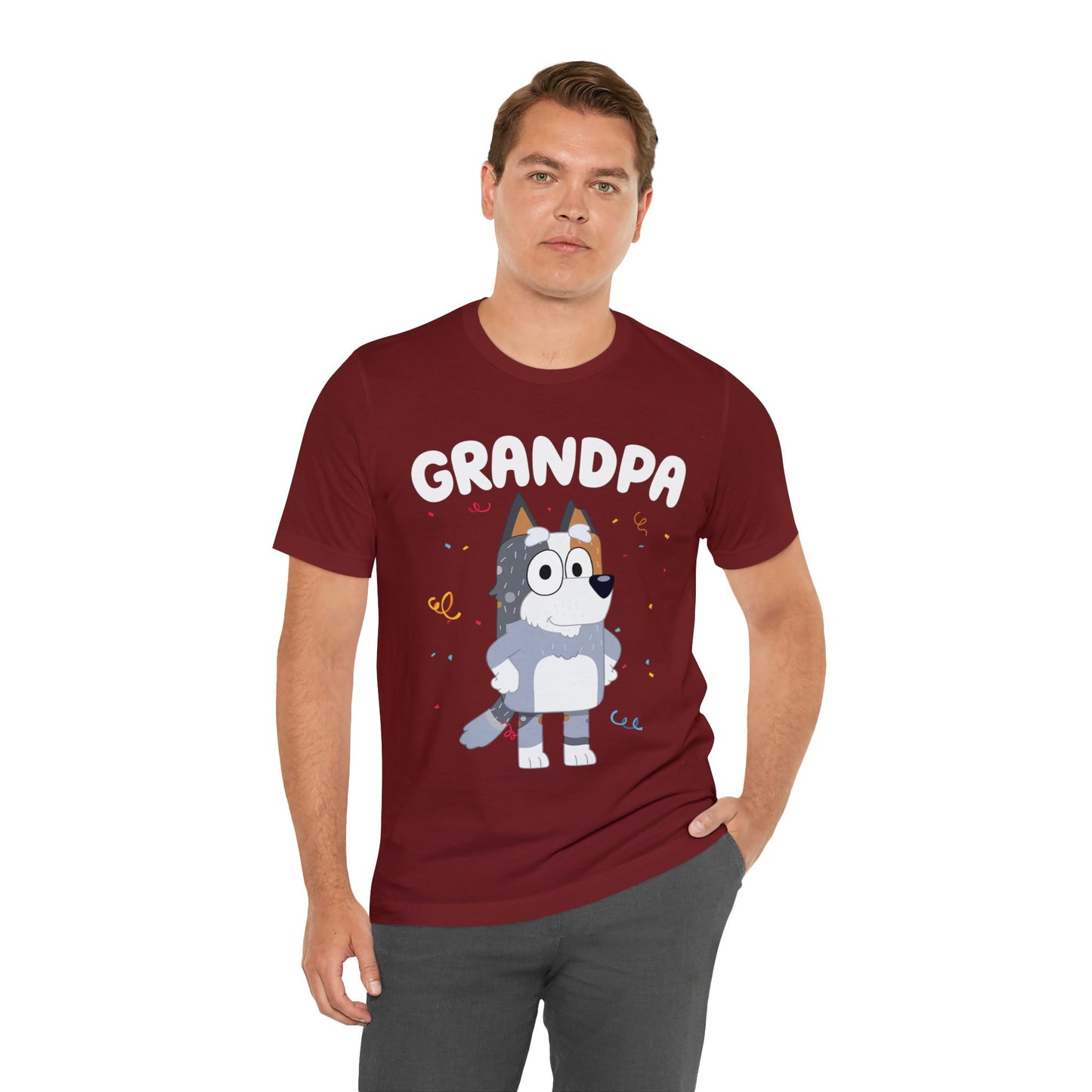 Grandpa Bluey Birthday Short sleeve Tshirt