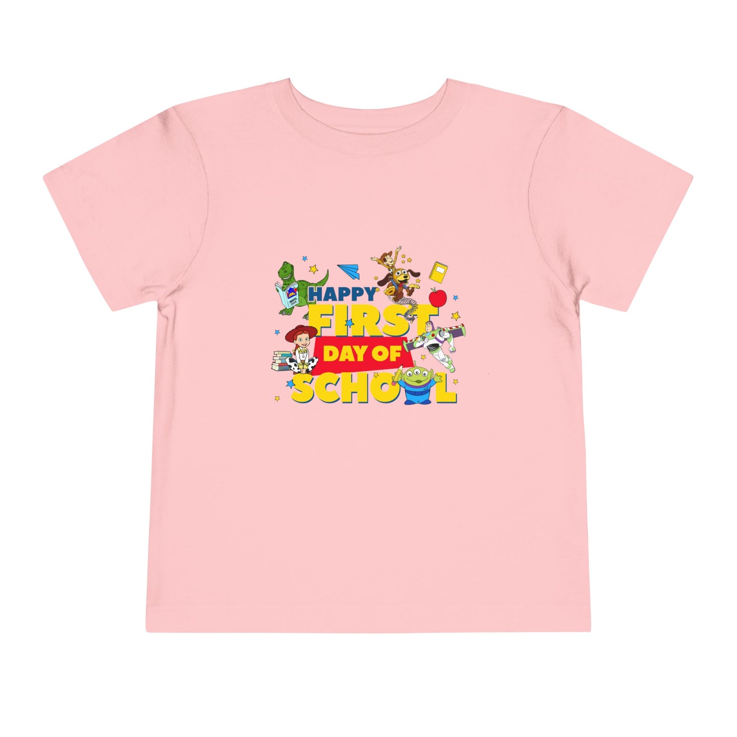 Happy First Day of School Toddler Short Sleeve Tee