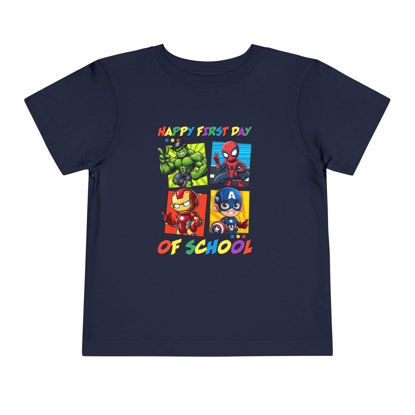Happy First Day of School Toddler Short Sleeve Tee