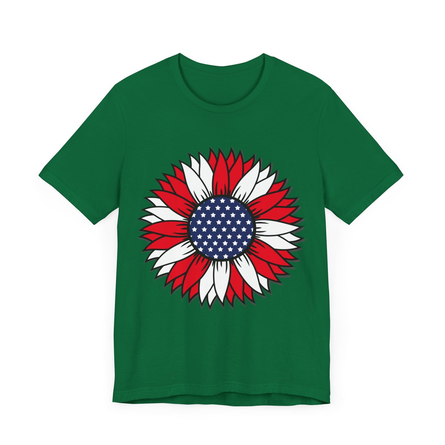 American Sunflower Jersey Short Sleeve Tee
