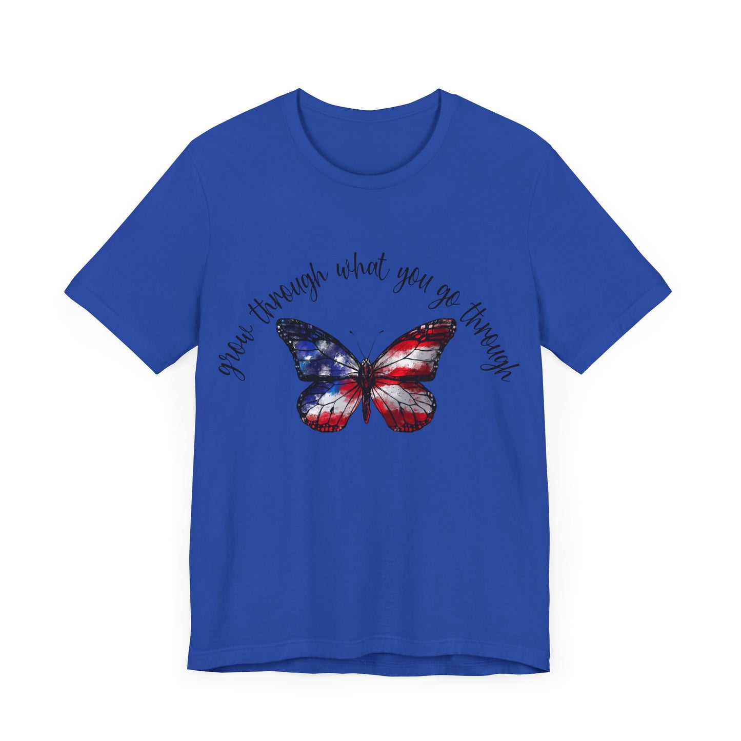 Grow Through What You Go Through Jersey Short Sleeve Tee