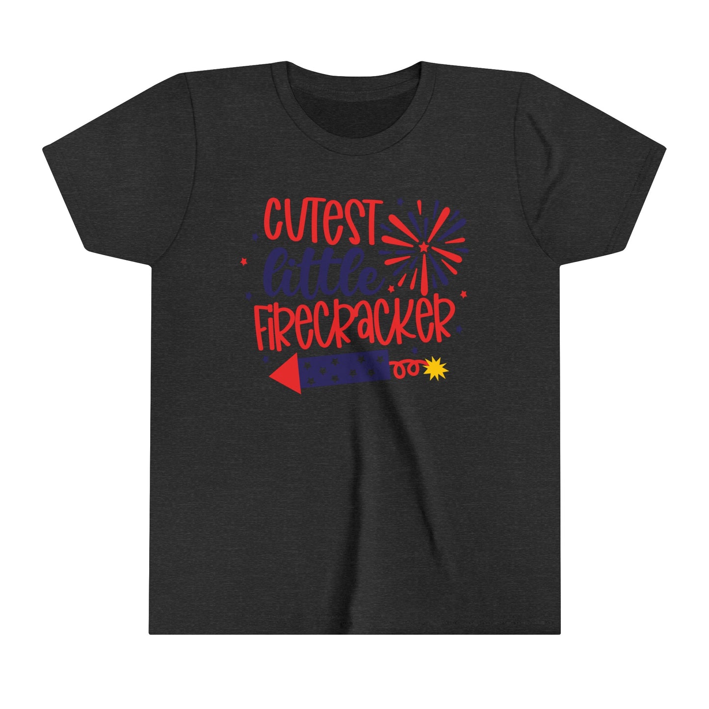 Cutest Little Firecracker Youth Short Sleeve Tee