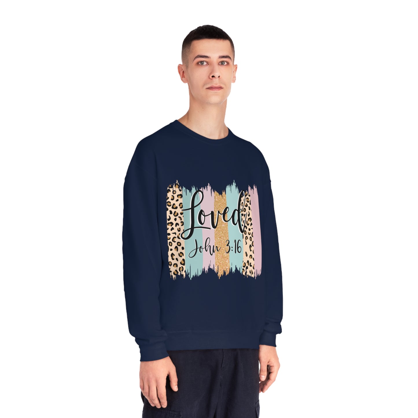 Loved John 3:16 Crewneck Sweatshirt