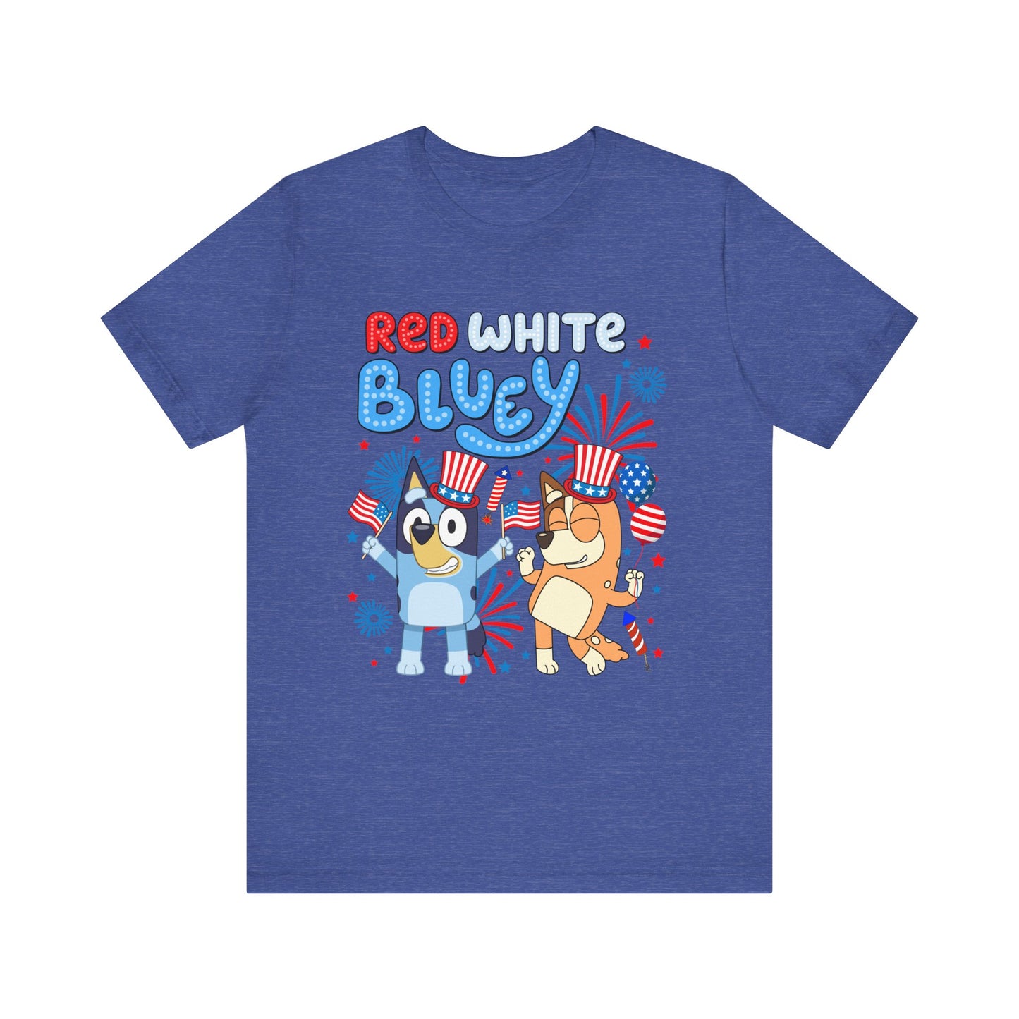 Red, White & Blue Jersey Short Sleeve Tee