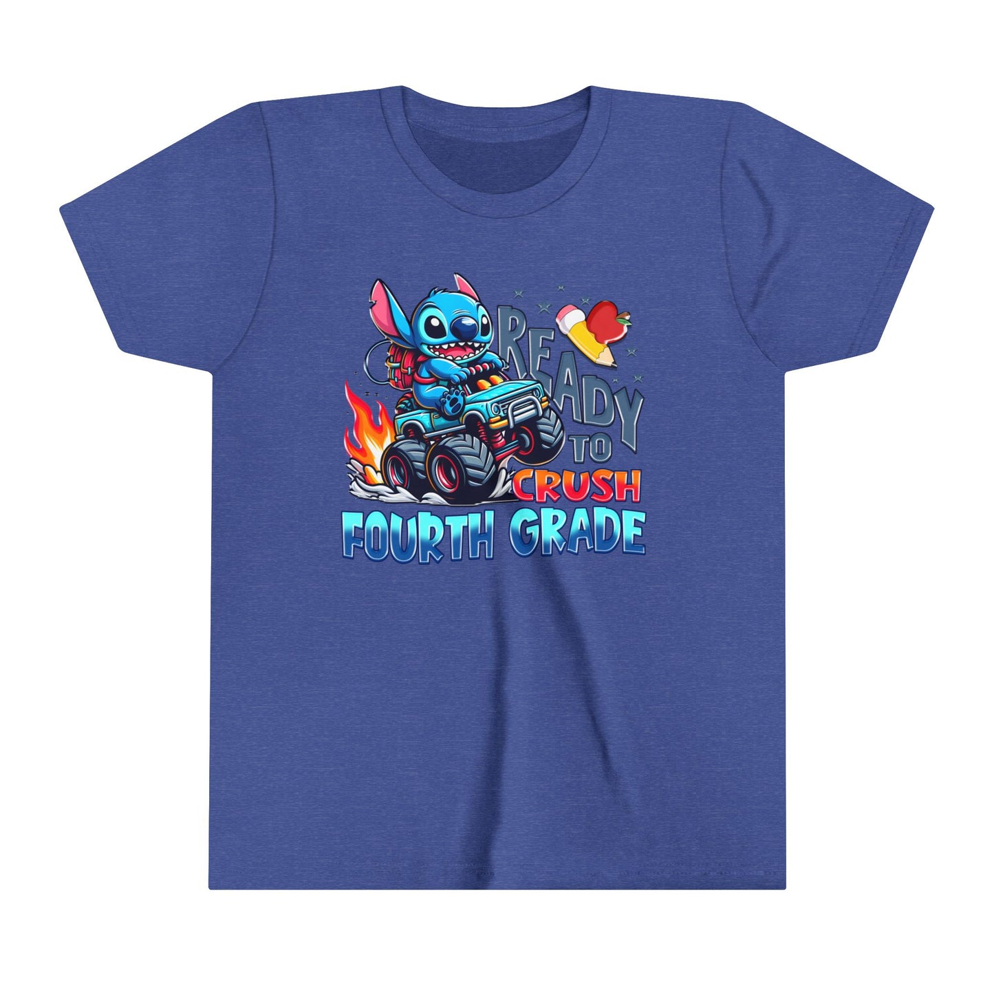 Ready to Crush Fourth Grade Youth Short Sleeve Tee