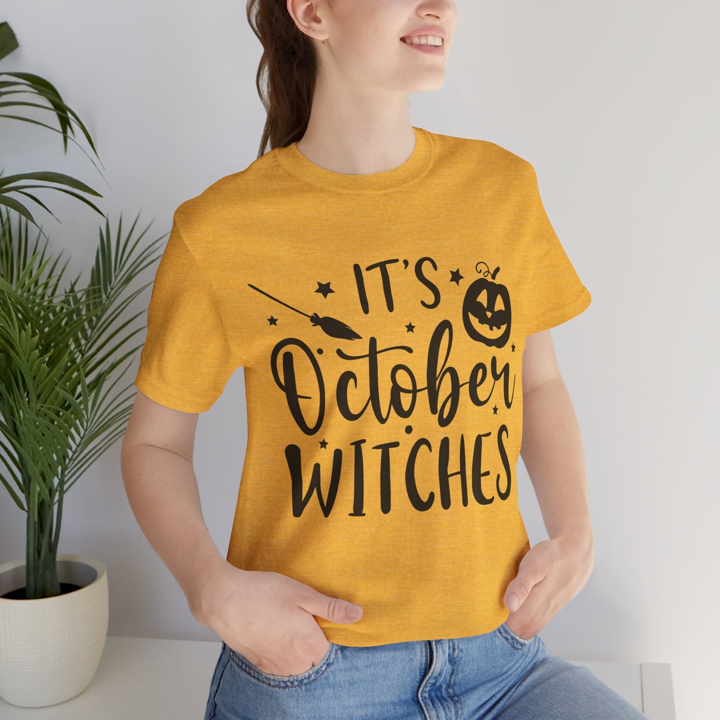 It's October Witches Jersey Short Sleeve Tee