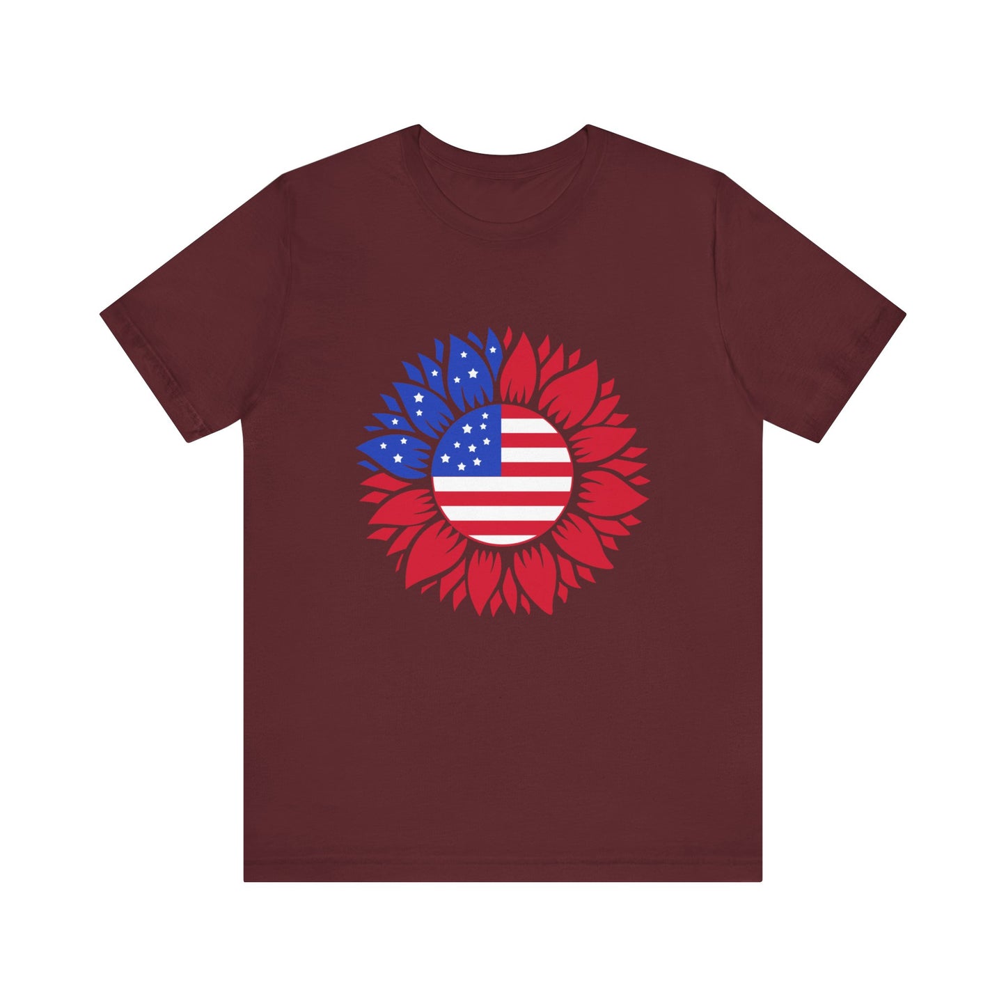 American Sunflower Jersey Short Sleeve Tee