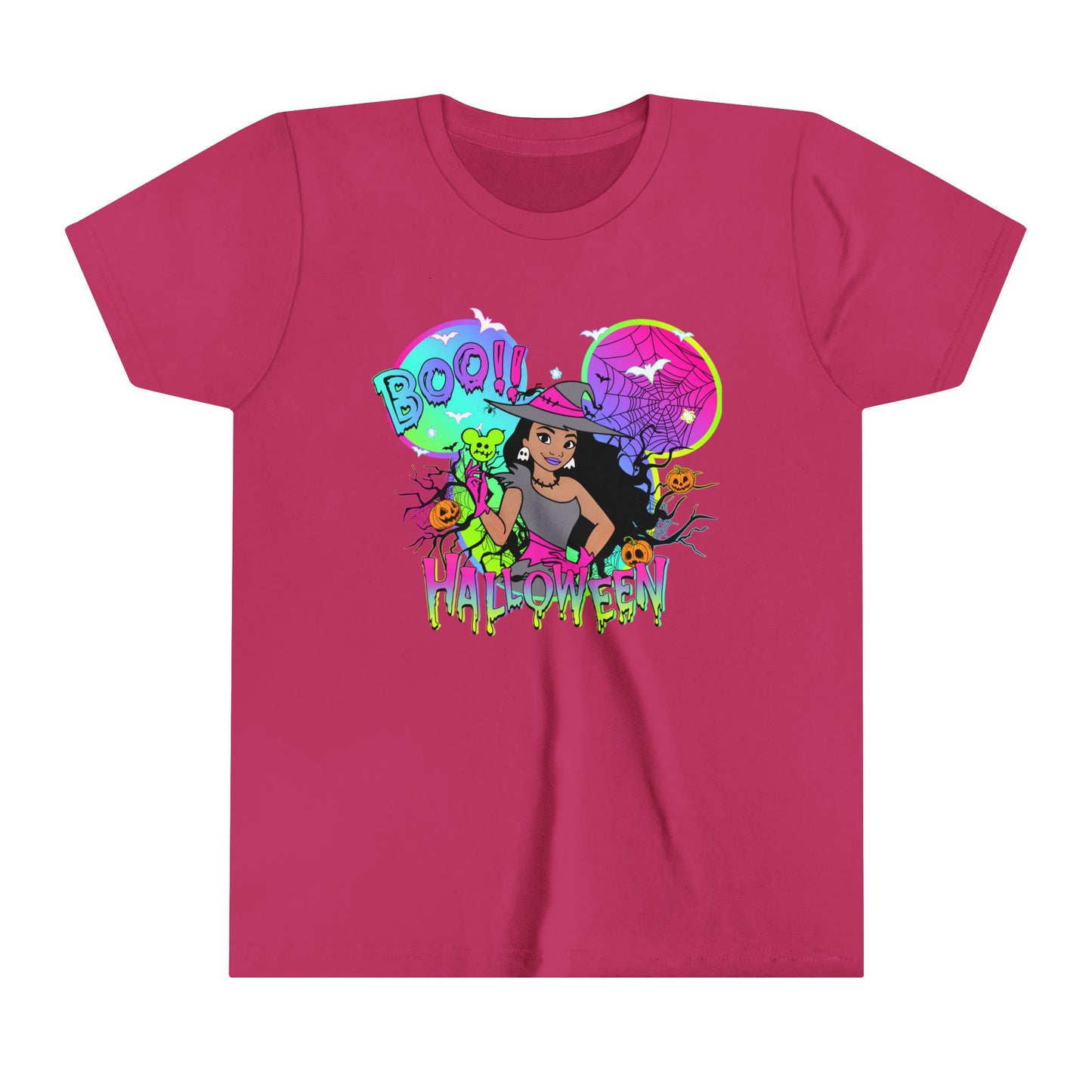 Moana Boo! Halloween Youth Short Sleeve Tee