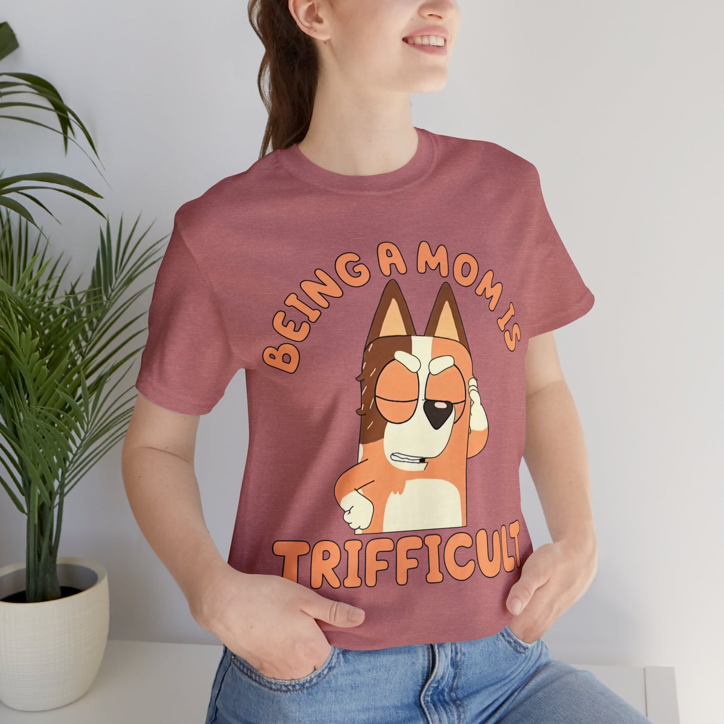 Being a Mom is Trifficult Short Sleeve Tshirt