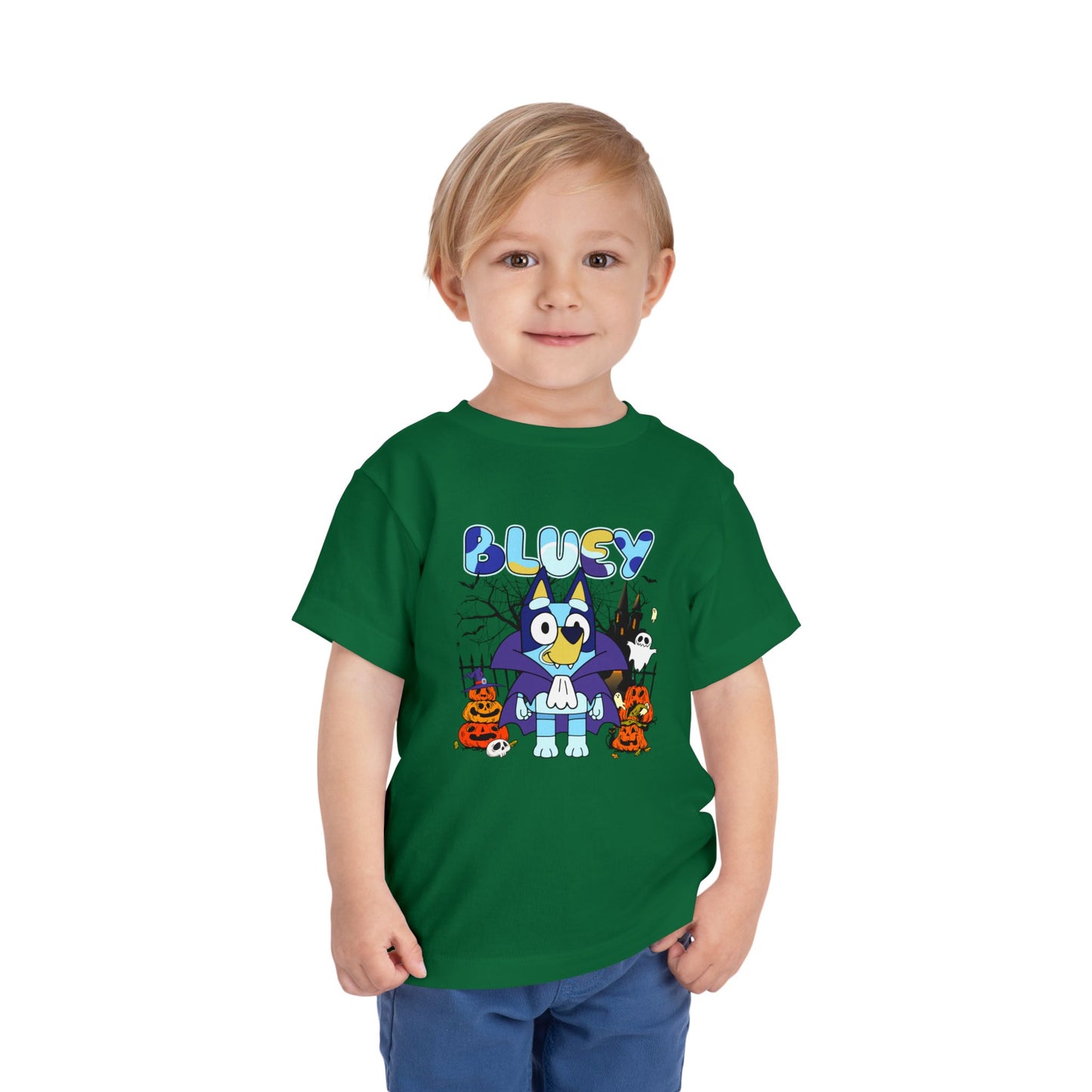 Bluey vampire Toddler Short Sleeve Tee