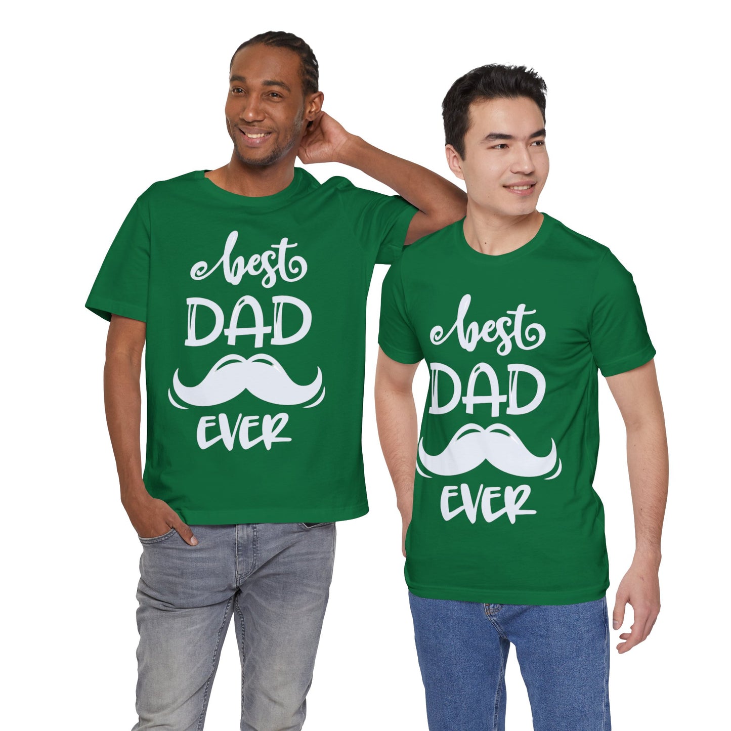 Best Dad Ever Jersey Short Sleeve Tee