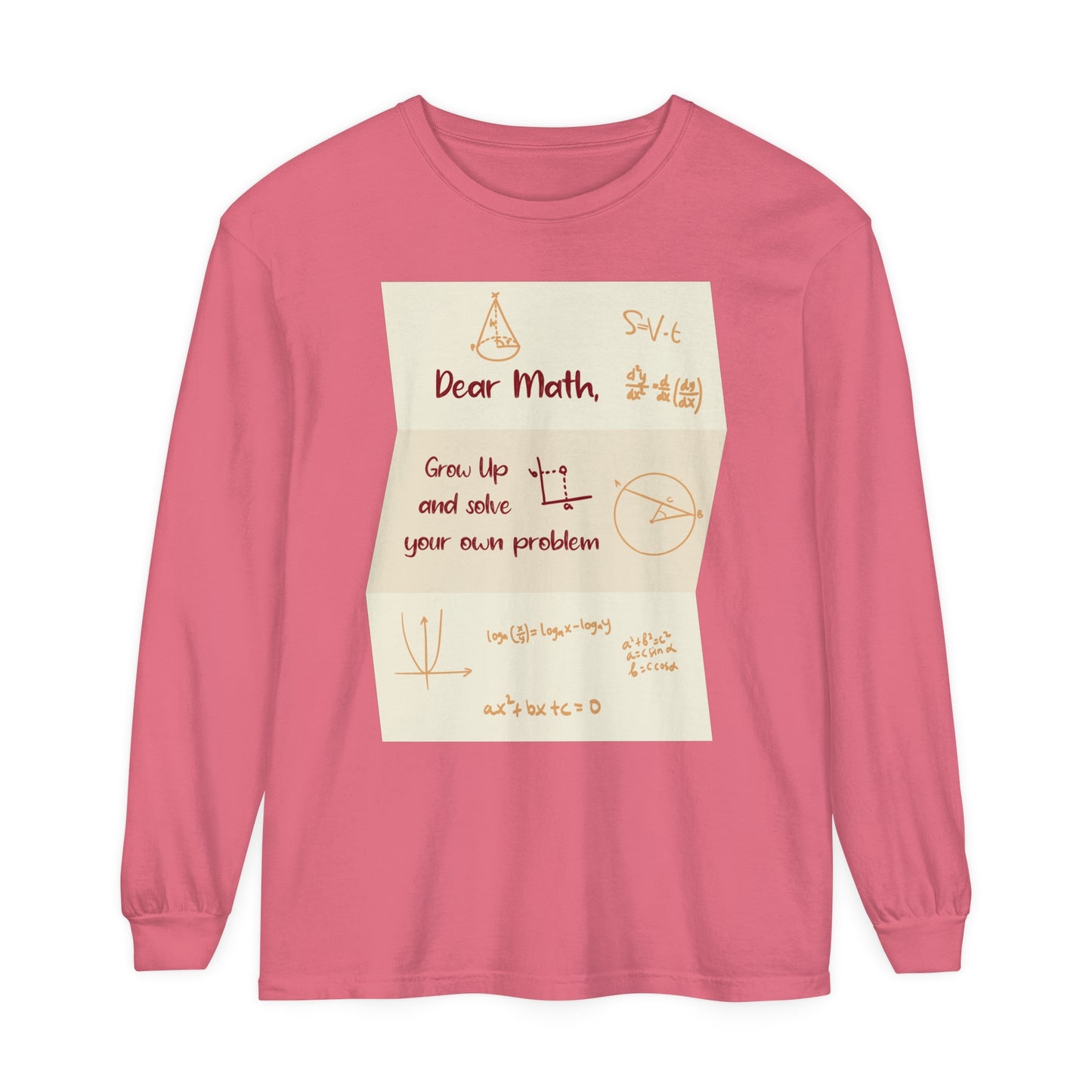 Dear Math Long Sleeve T-Shirt