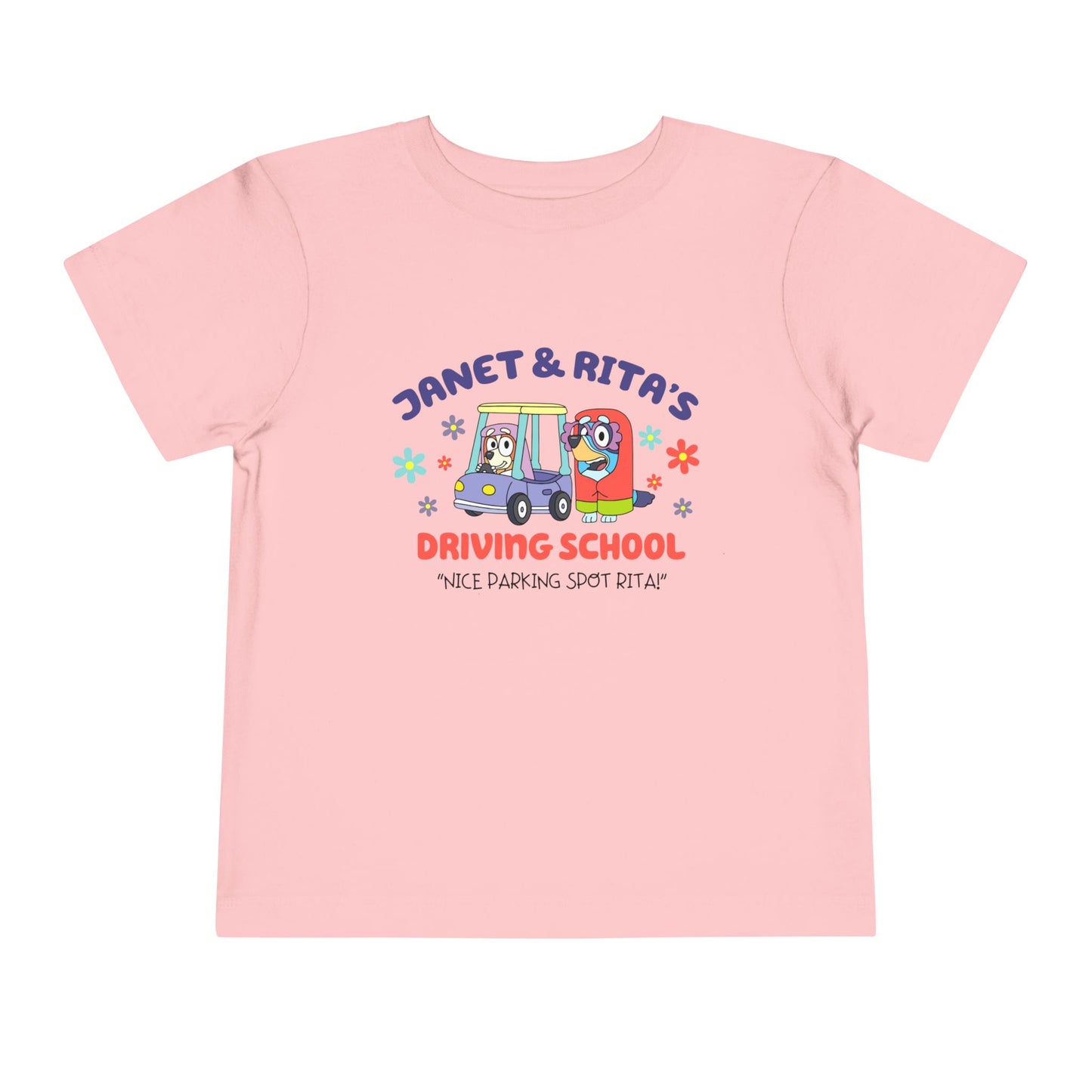 Janet & Rita's Driving School Toddler Short Sleeve Tee