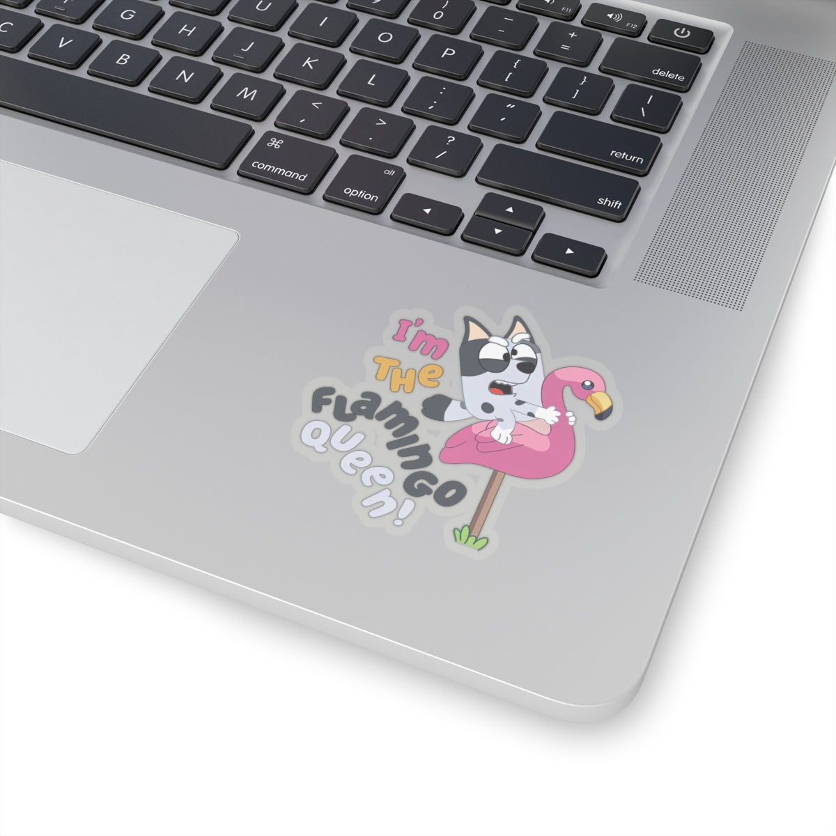 I'm the Flamingo Queen Kiss-Cut Stickers