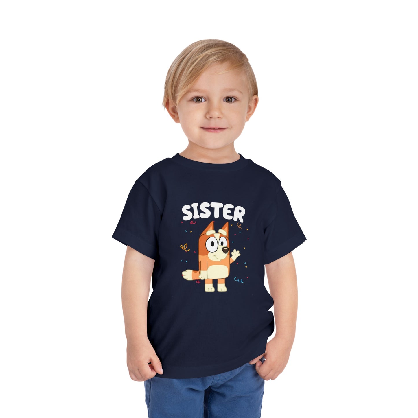 Sister Birthday Toddler Short Sleeve Tee