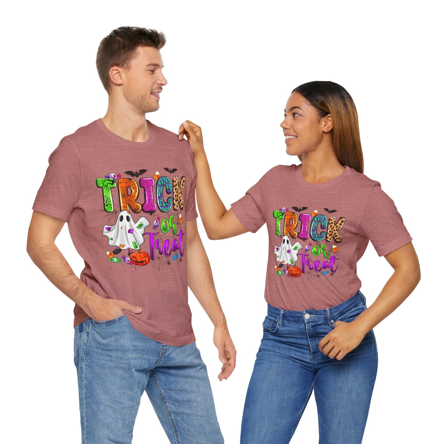 Trick or treat Jersey Short Sleeve Tee