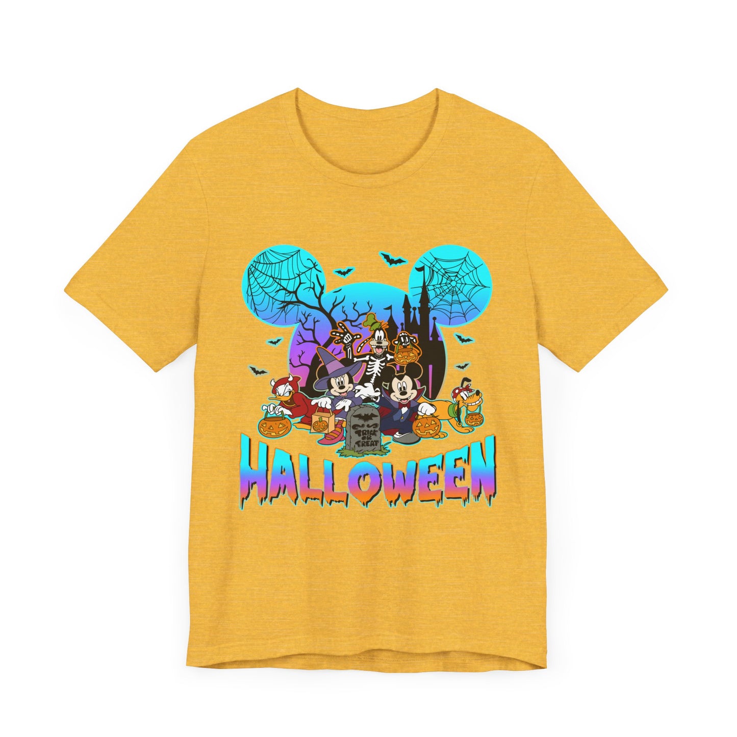 Halloween Mickey and Friends Jersey Short Sleeve Tee