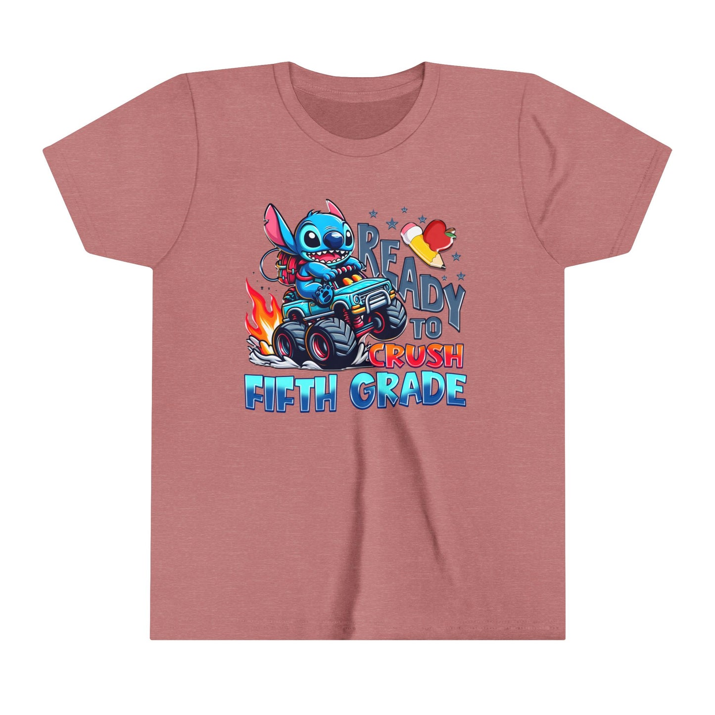 Ready to Crush Fifth Grade Youth Short Sleeve Tee