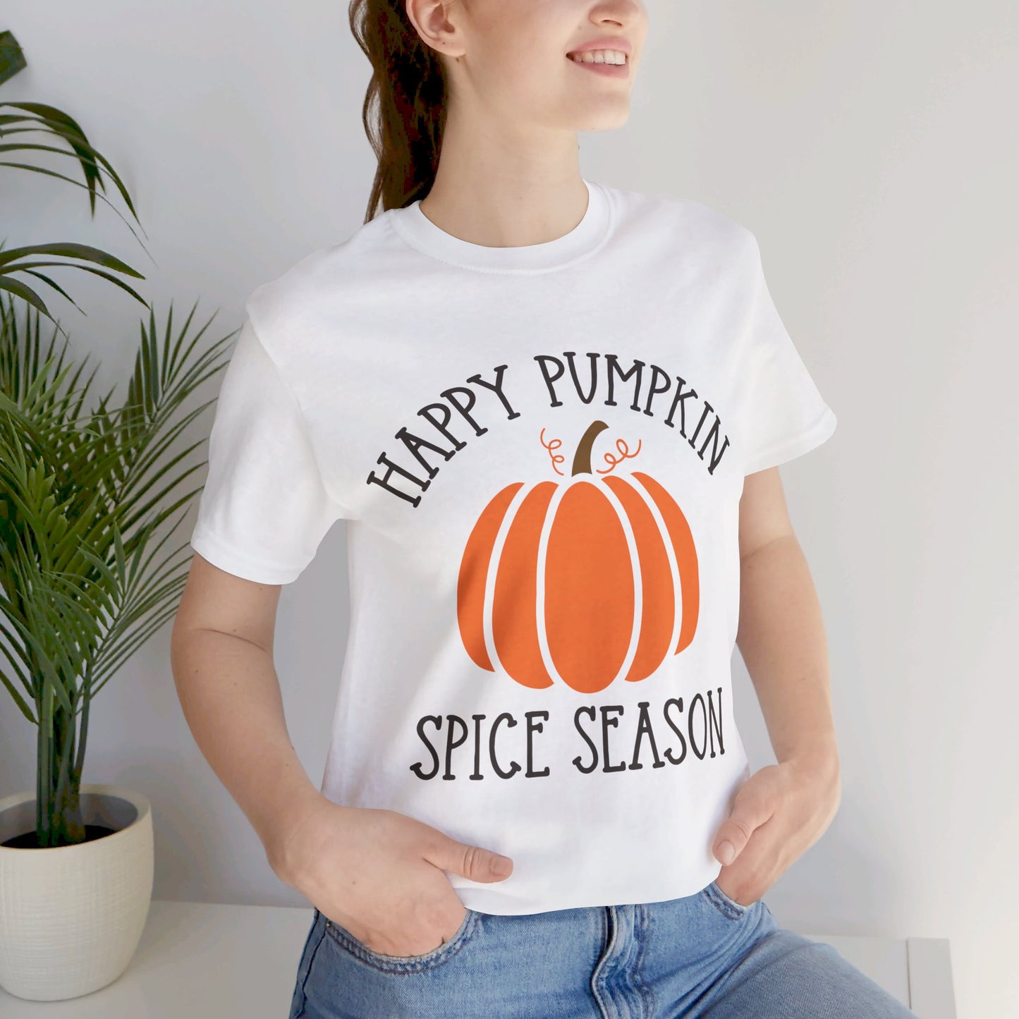 Happy Pumpkin Spice Season Jersey Short Sleeve Tee