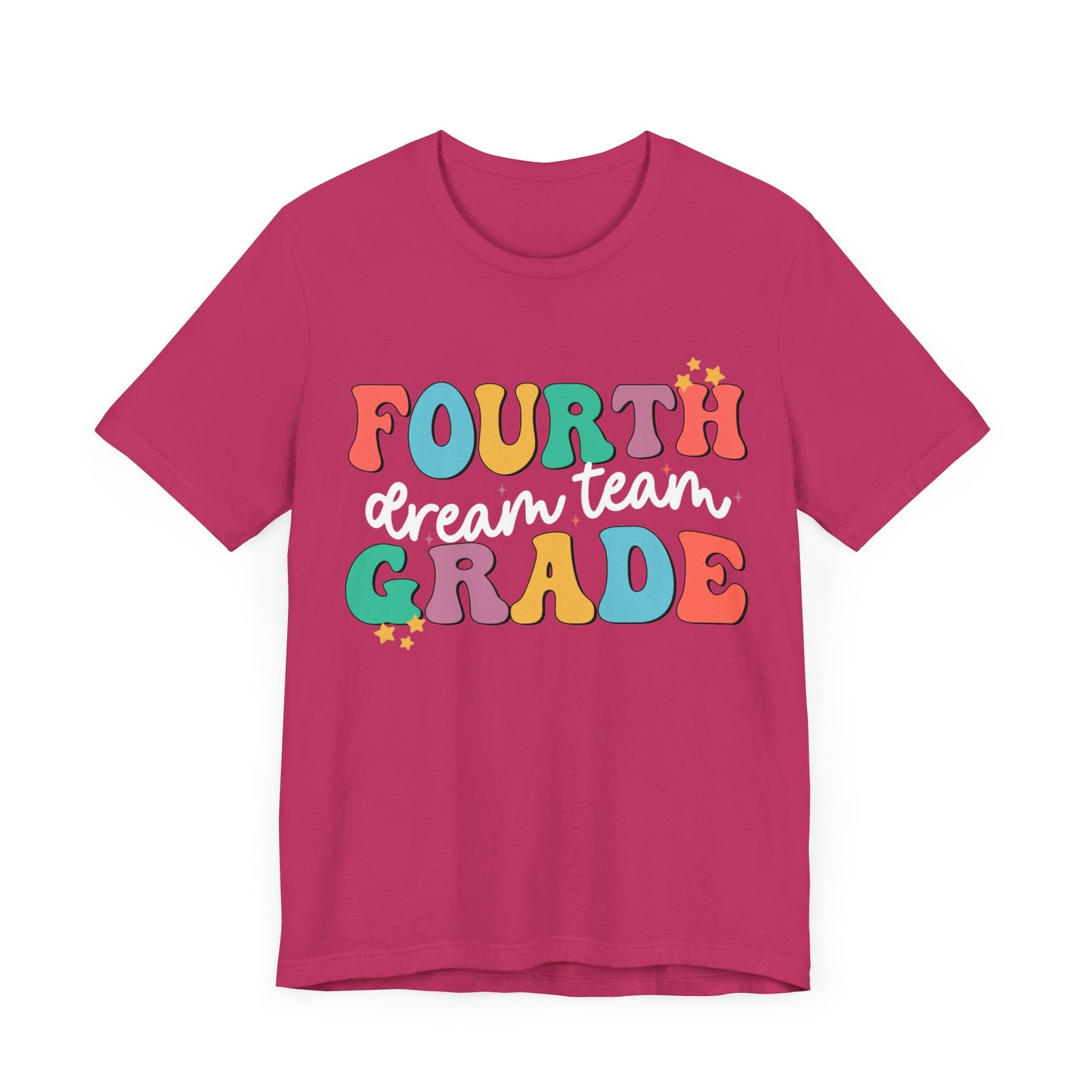Fourth Grade Dream Team Jersey Short Sleeve Tee