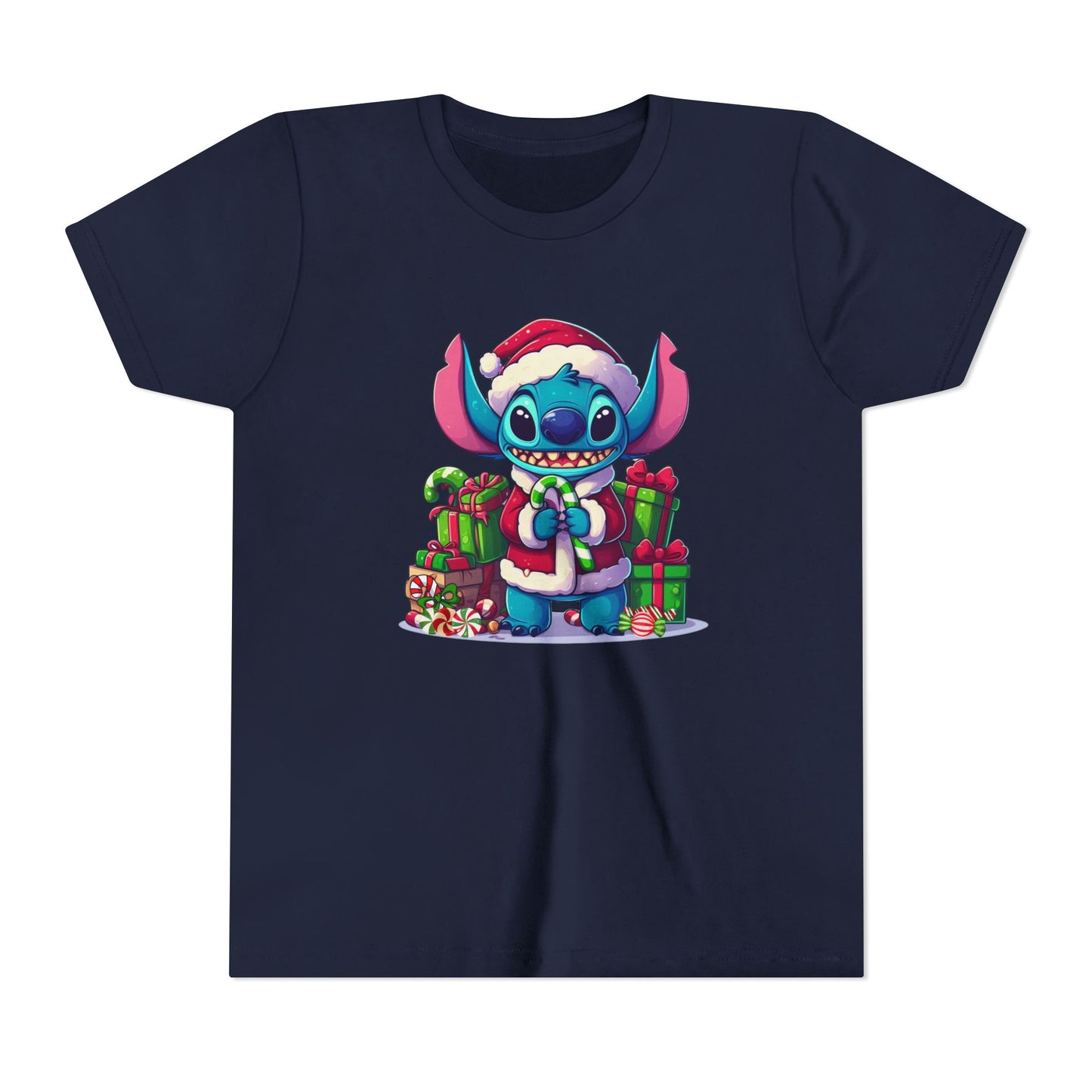 Christmas-Stitch Youth Short Sleeve Tee