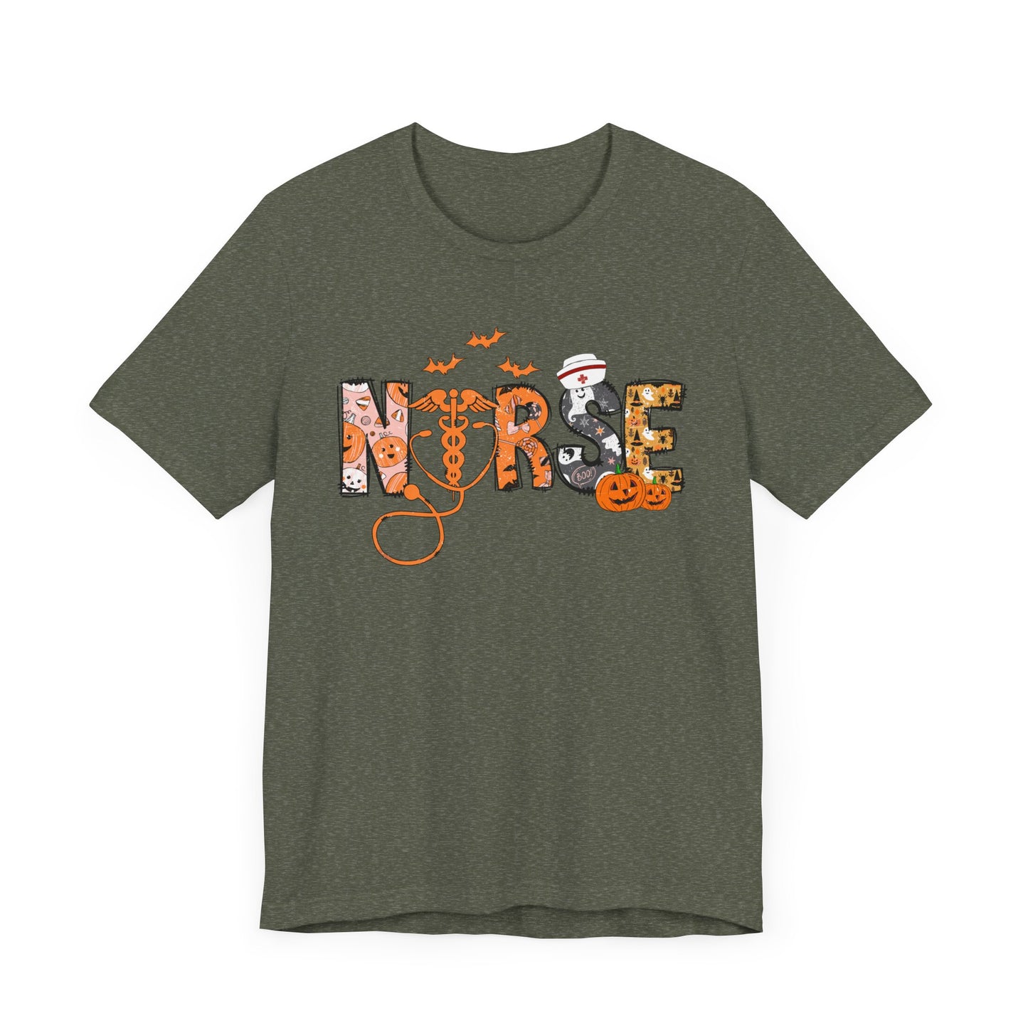Nurse Halloween Jersey Short Sleeve Tee