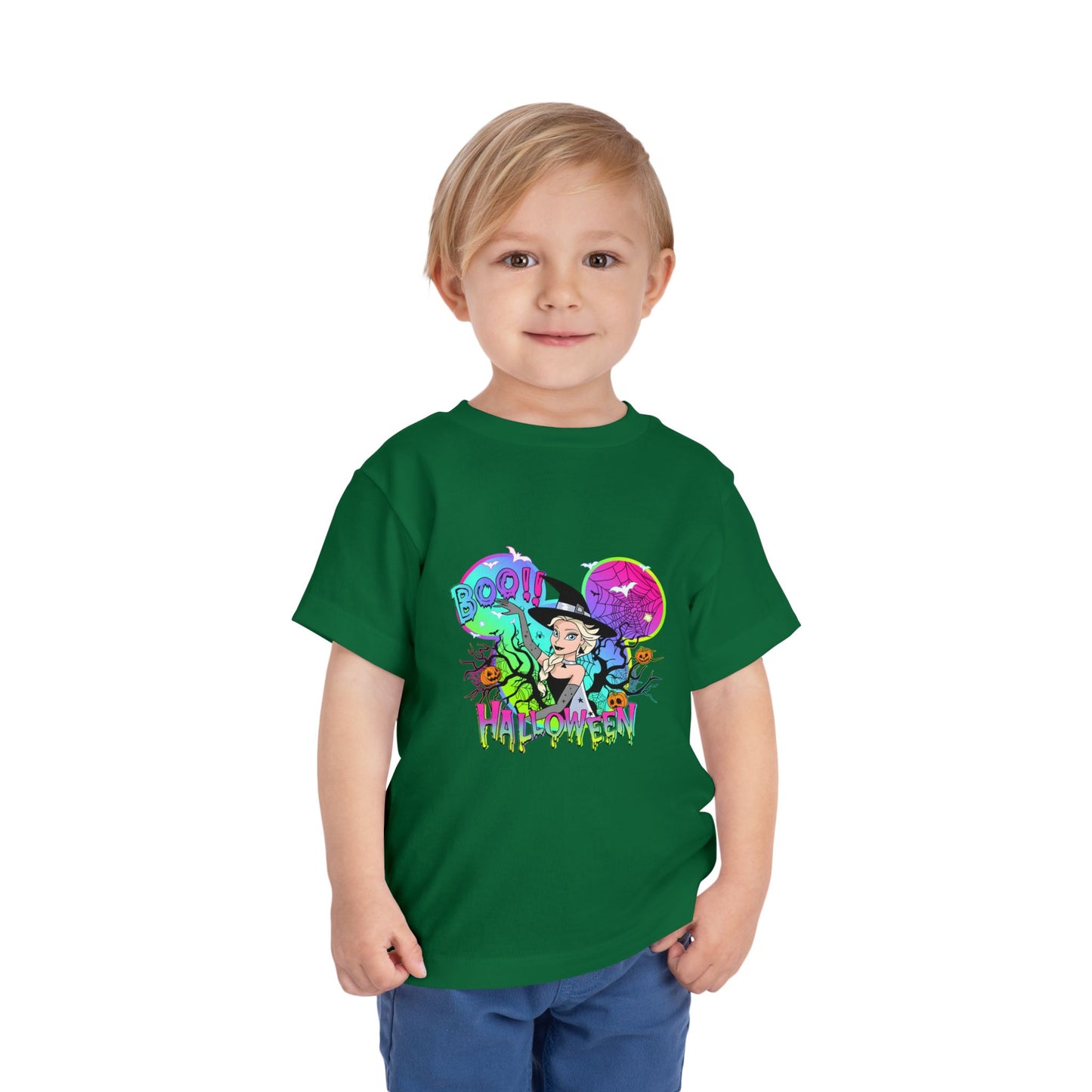 Elsa Boo! Halloween Toddler Short Sleeve Tee