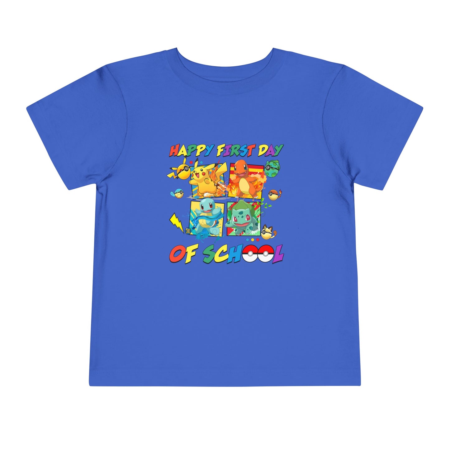 Happy First Day of School Toddler Short Sleeve Tee