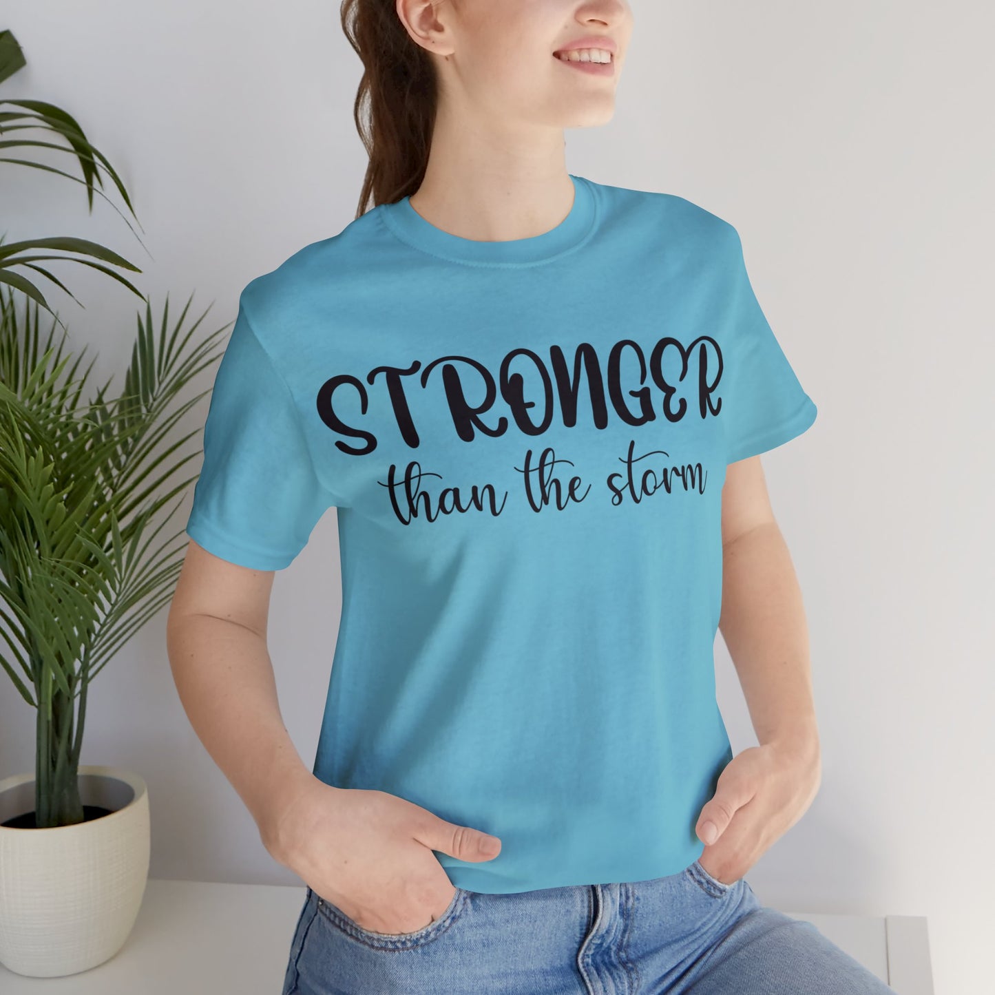 Stronger than the storm Short sleeve Tshirt