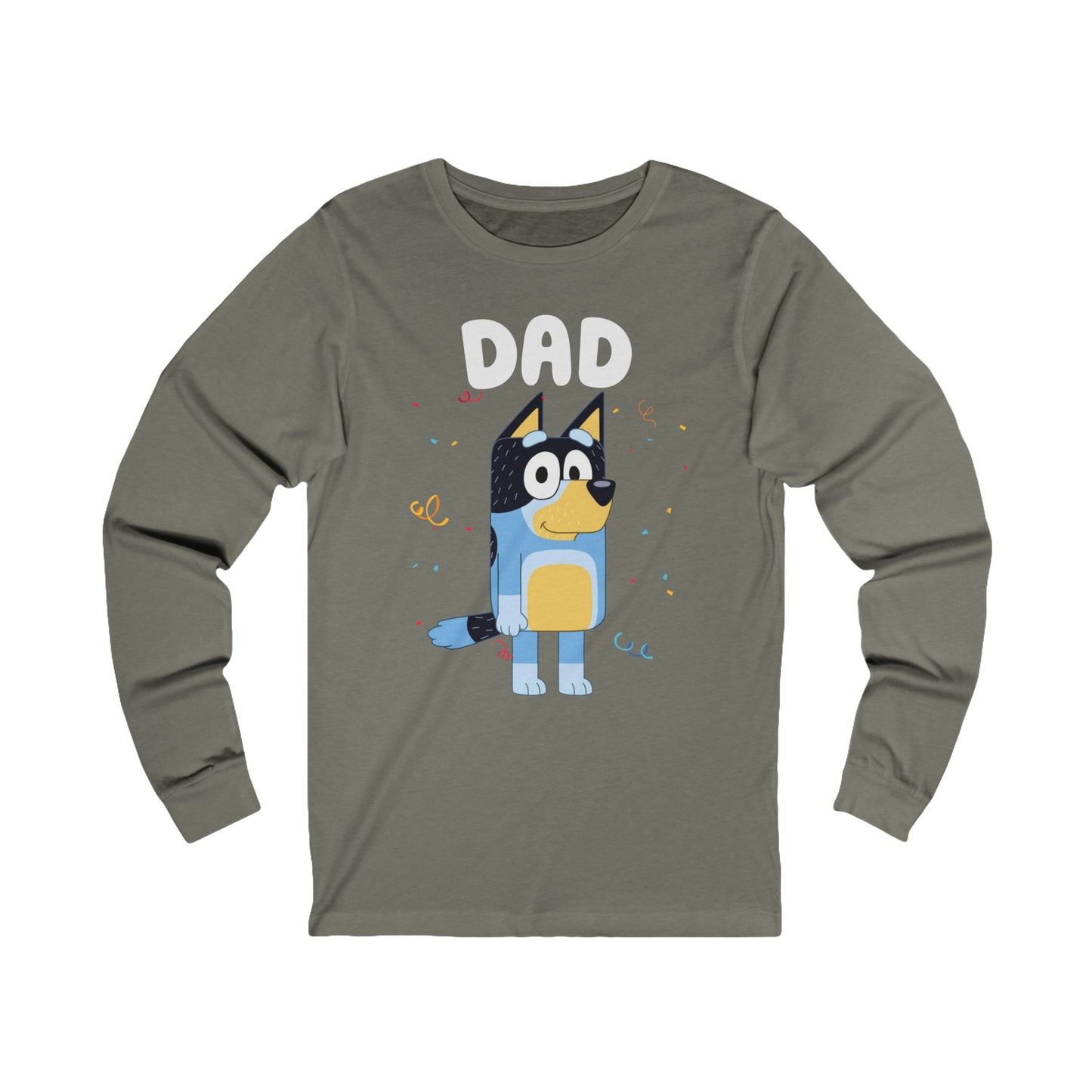 Dad Bluey Birthday Long sleeve Tshirt
