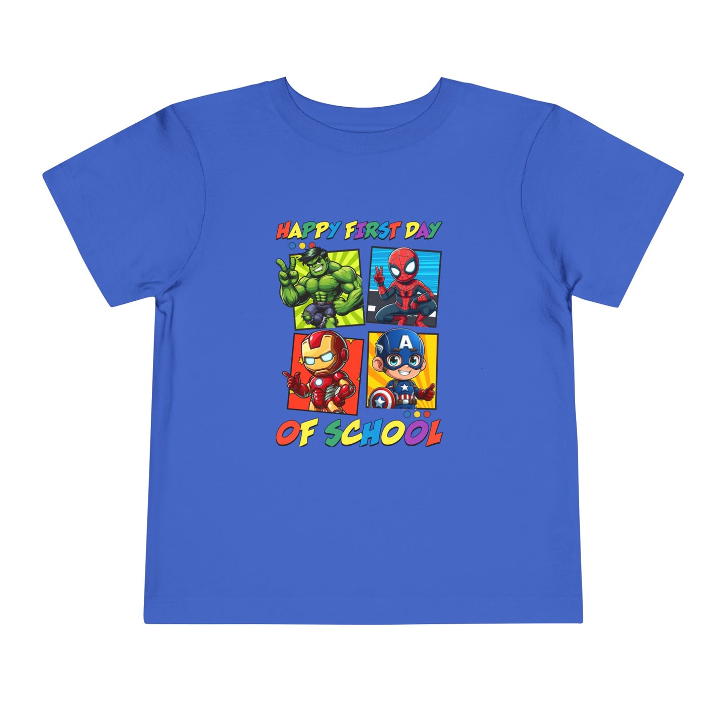 Happy First Day of School Toddler Short Sleeve Tee