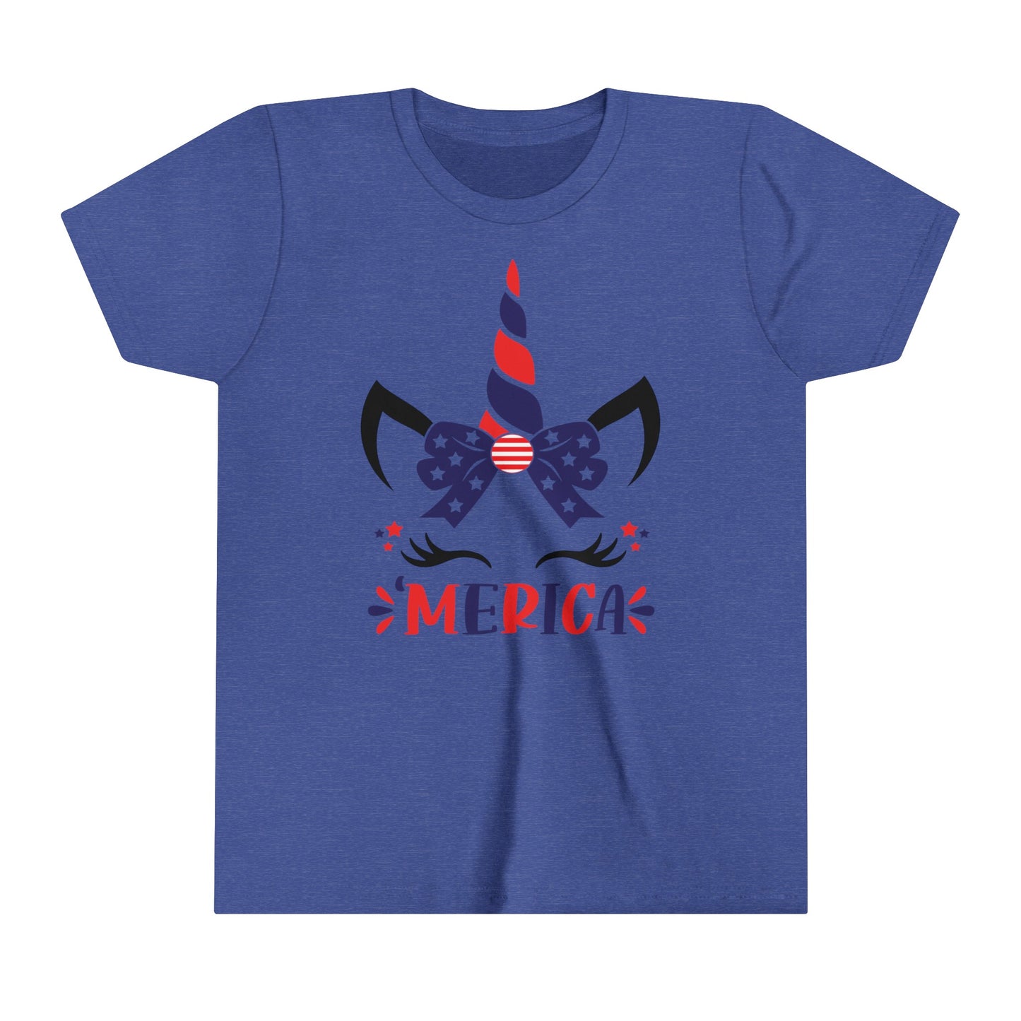 Unicorn 'Merica Youth Short Sleeve Tee